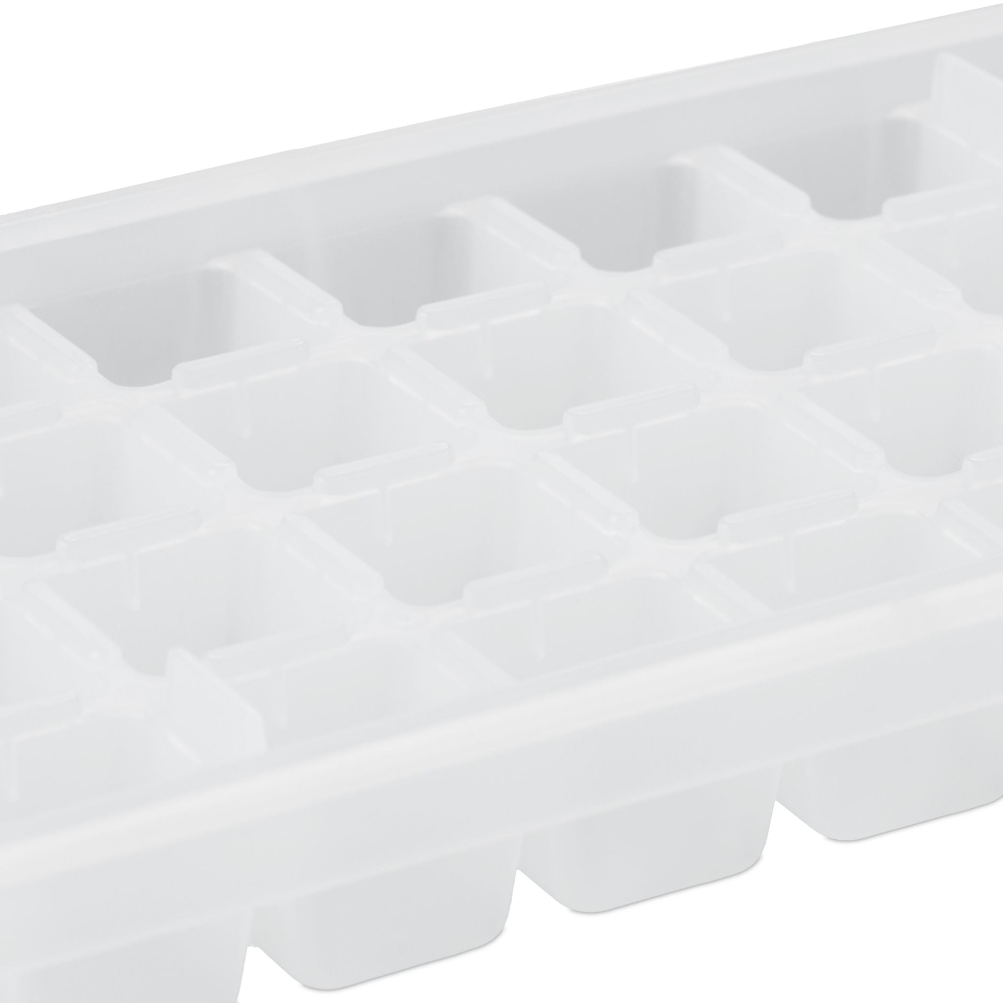 Eiswürfelform Set mit Box und Deckel Transparent von Relaxdays
