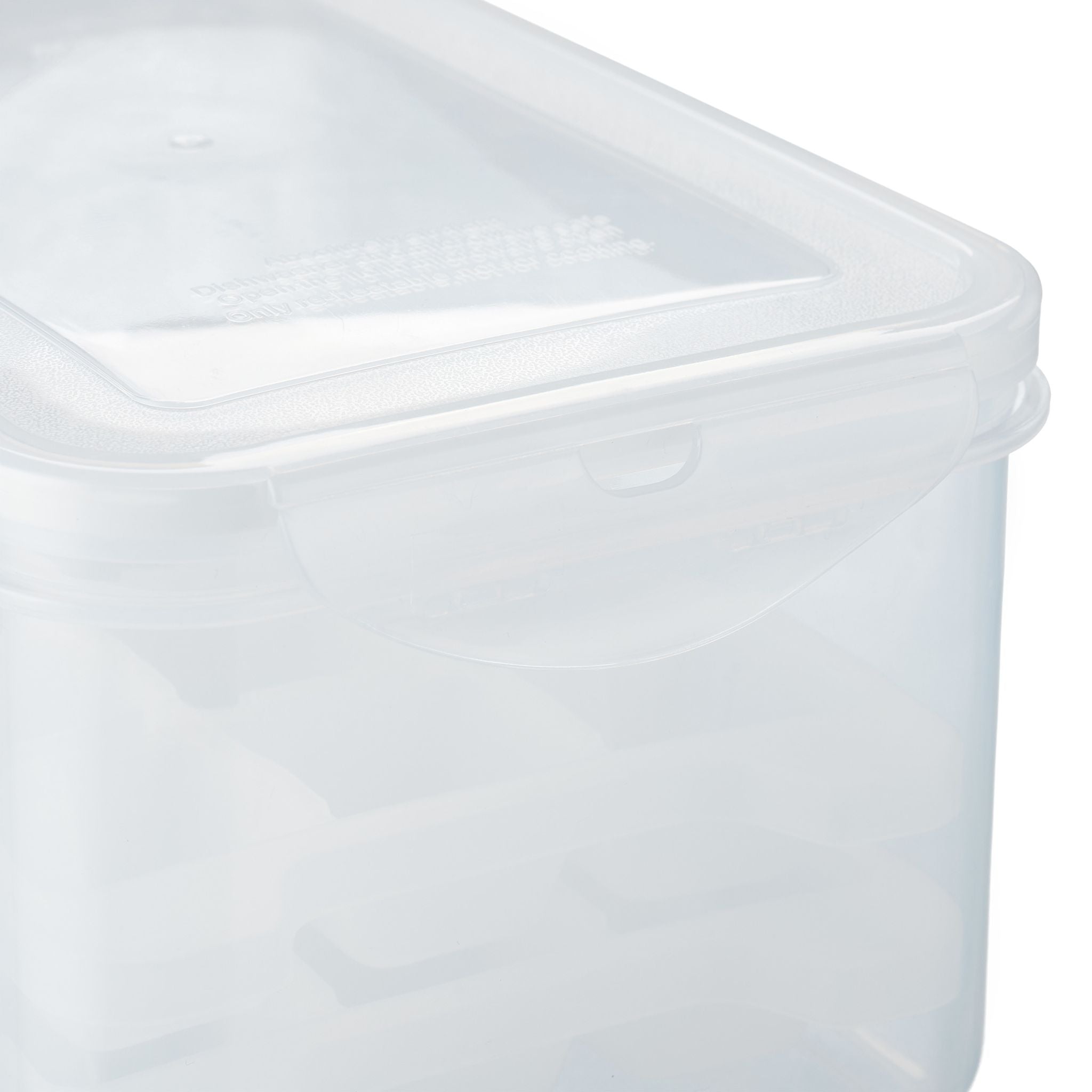 Eiswürfelform Set mit Box und Deckel Transparent von Relaxdays