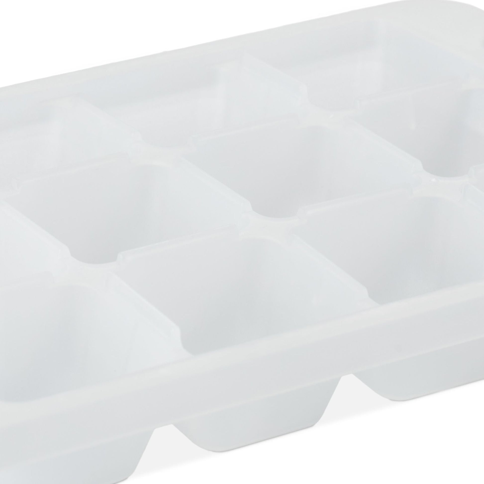 Eiswürfelform Set mit Box und Deckel Transparent von Relaxdays