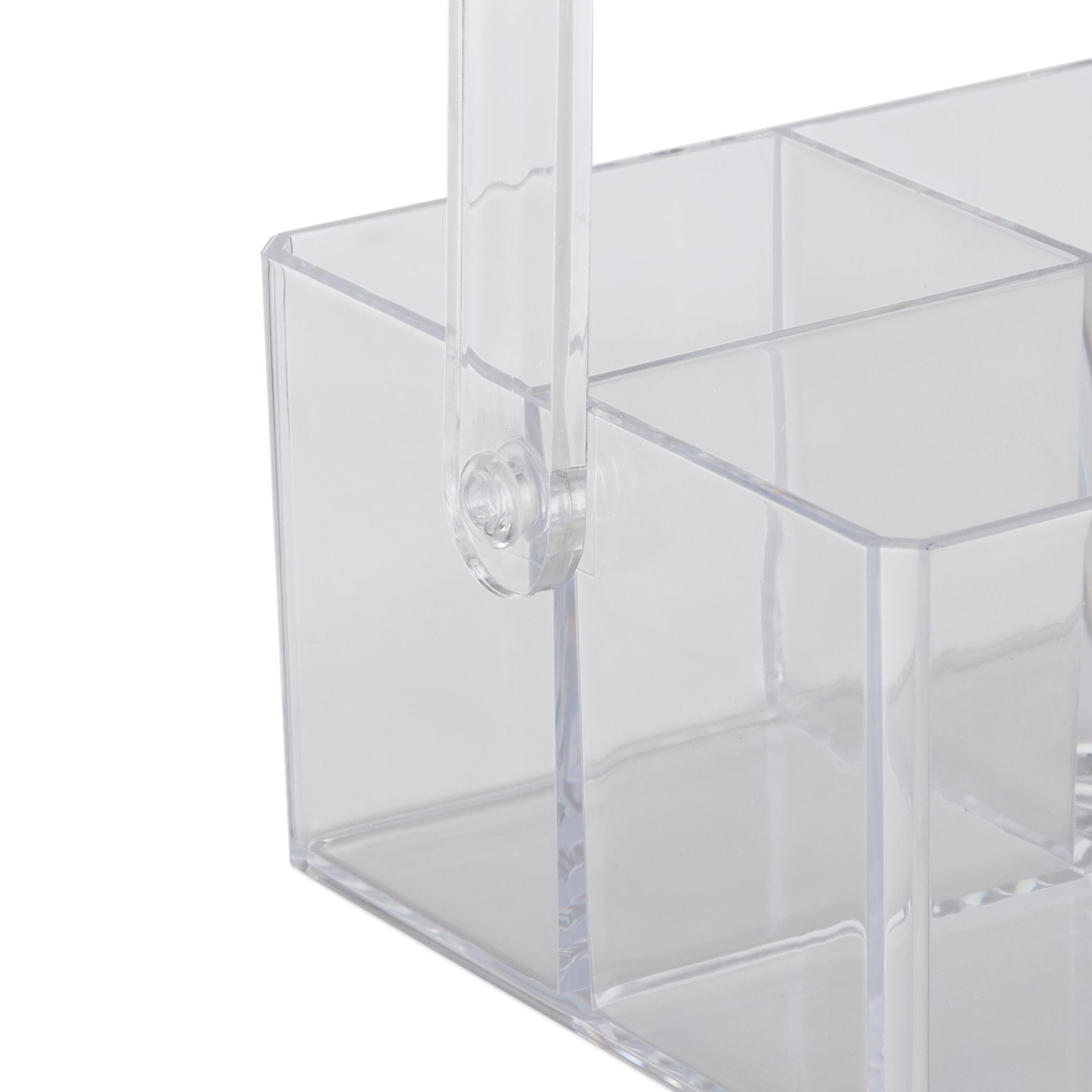 Organizer mit Griff Transparent von Relaxdays