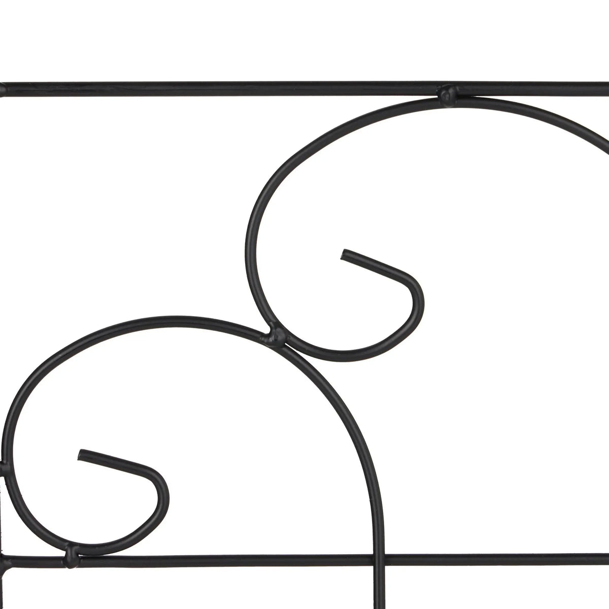 Rankgitter 2er-Set 220cm Schwarz von Relaxdays