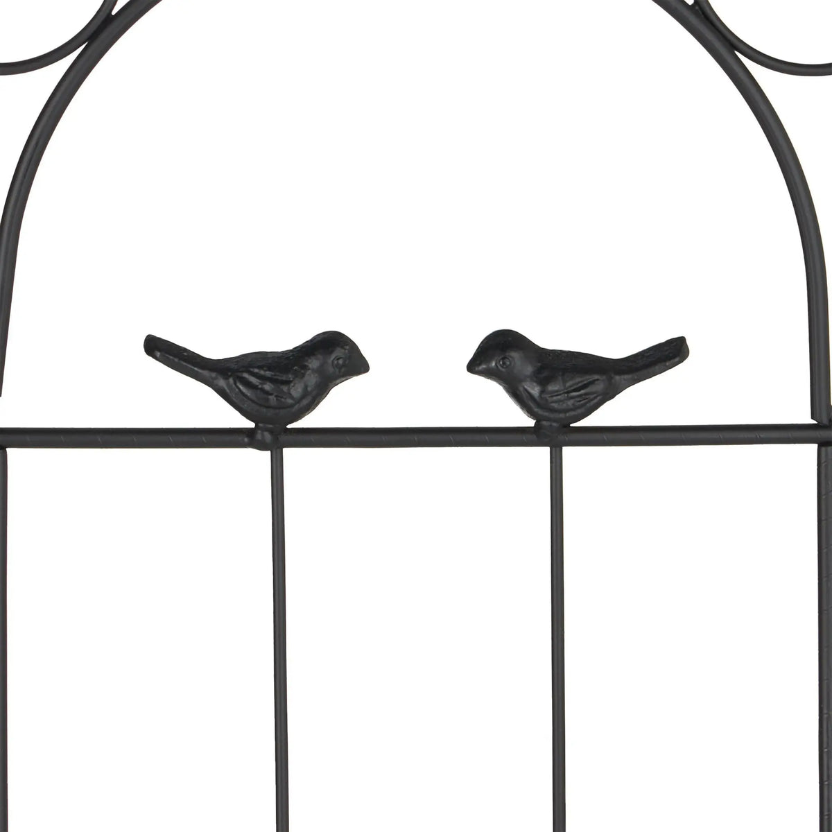 Rankgitter 2er-Set 150cm Schwarz von Relaxdays