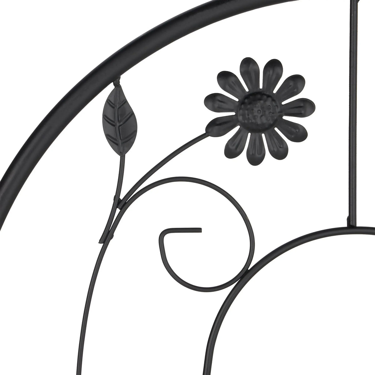 Rankgitter 2er-Set 150cm Schwarz von Relaxdays