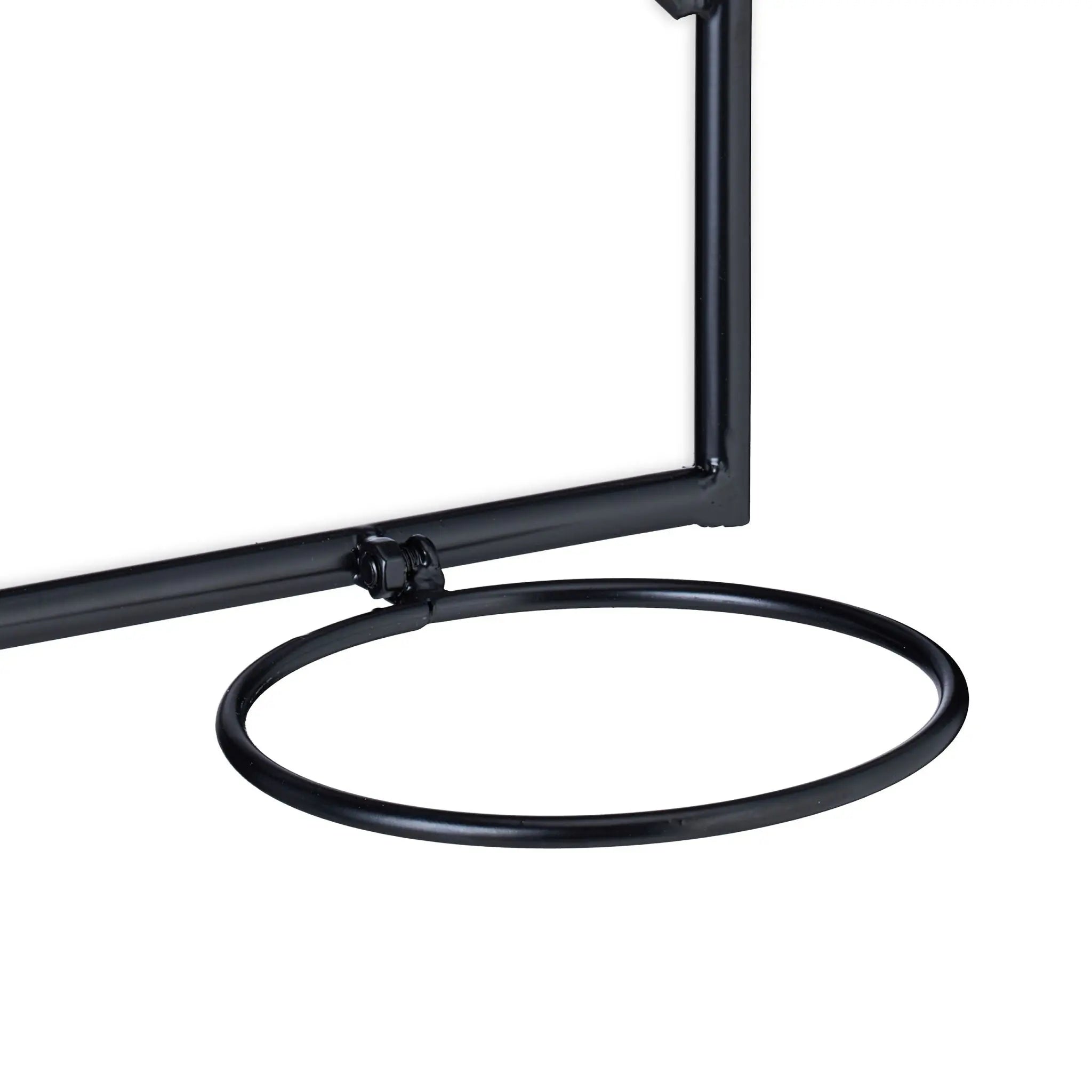 Blumentopfhalter in Schwarz Schwarz von Relaxdays