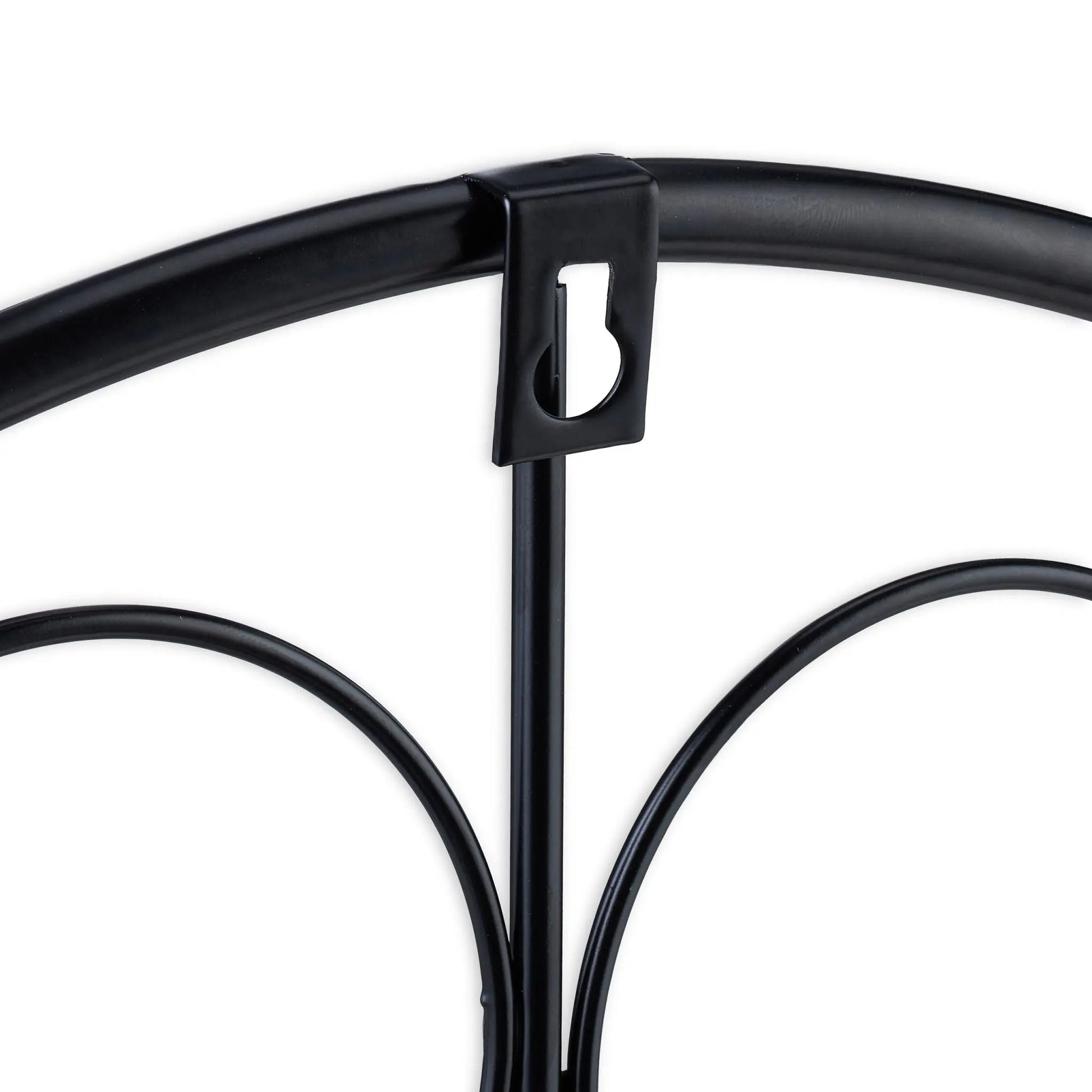 Blumentopfhalter in Schwarz Schwarz von Relaxdays