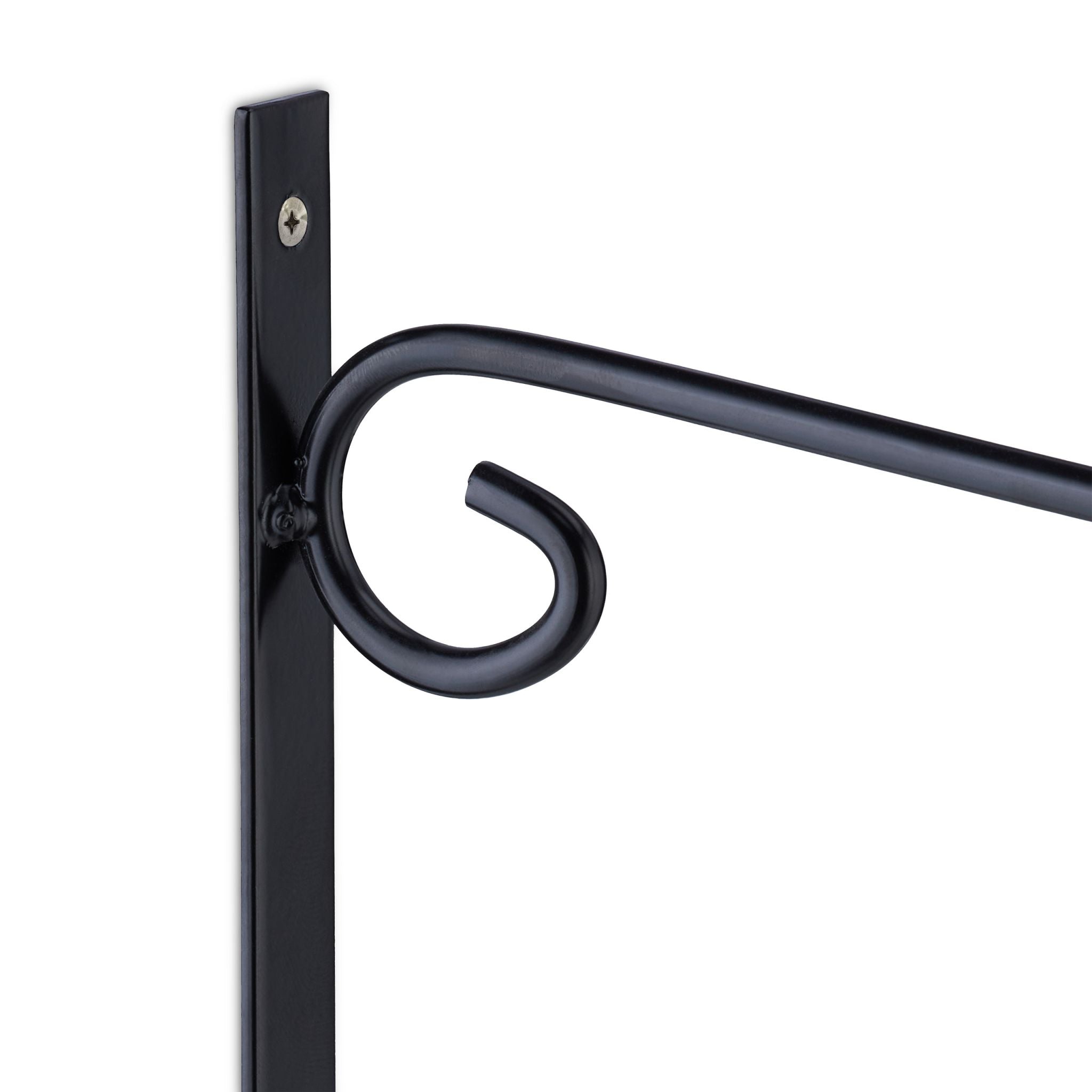 Blumenampel Halterung 2er-Set Schwarz von Relaxdays