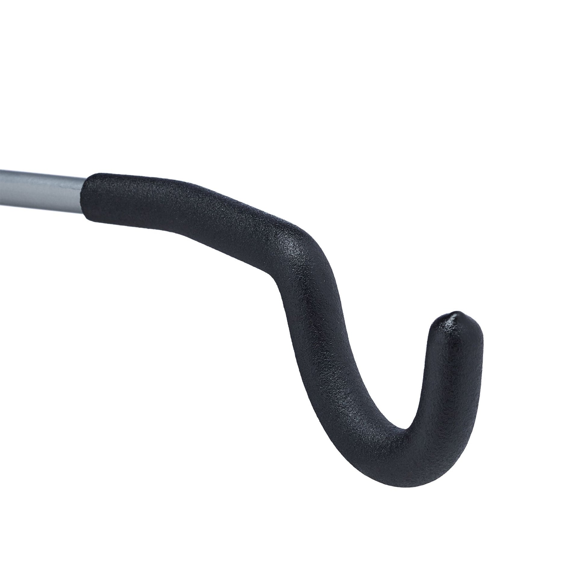 Fahrrad Wandhalterung klappbar Schwarz-Silber von Relaxdays