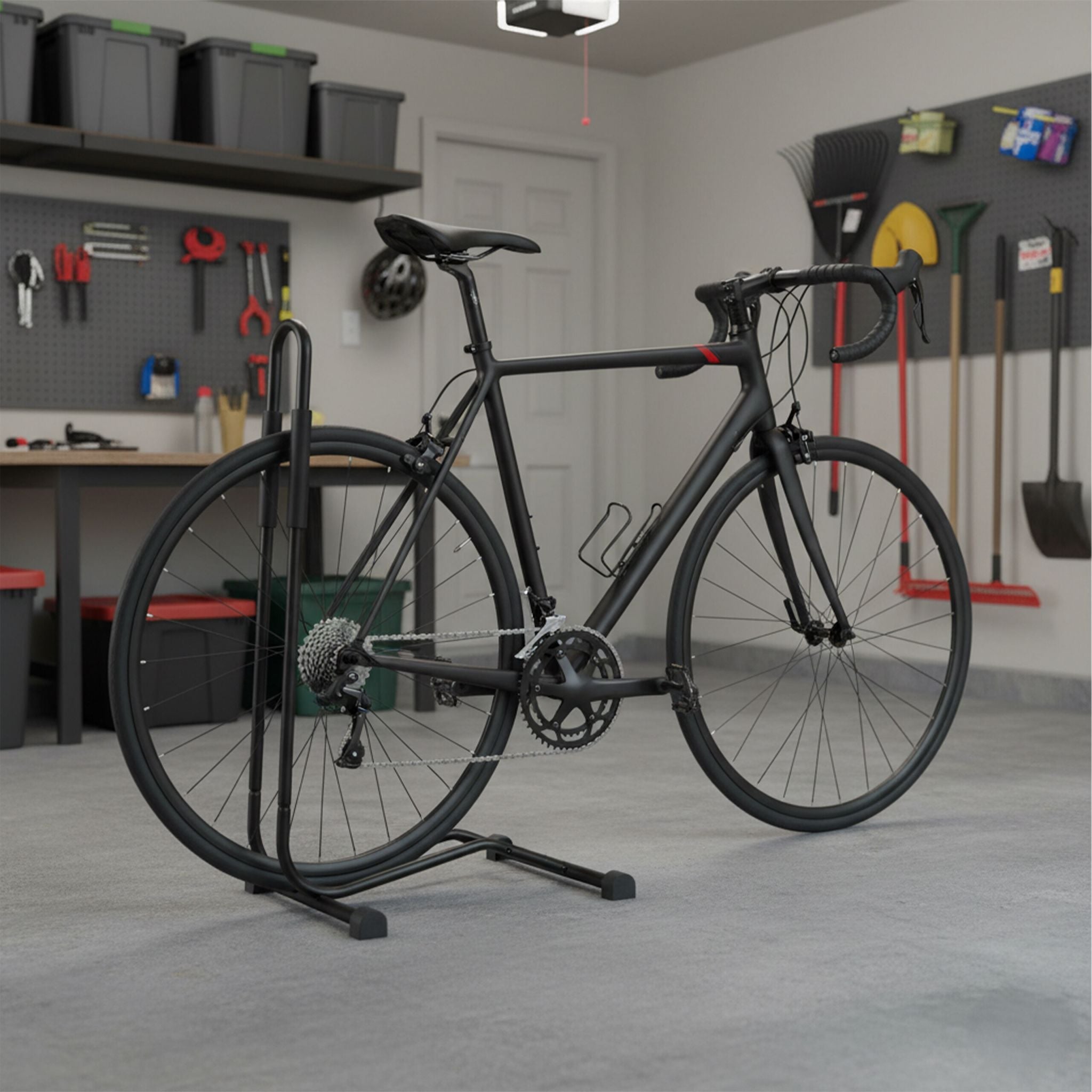 Fahrradständer stellungsständer Schwarz von Relaxdays