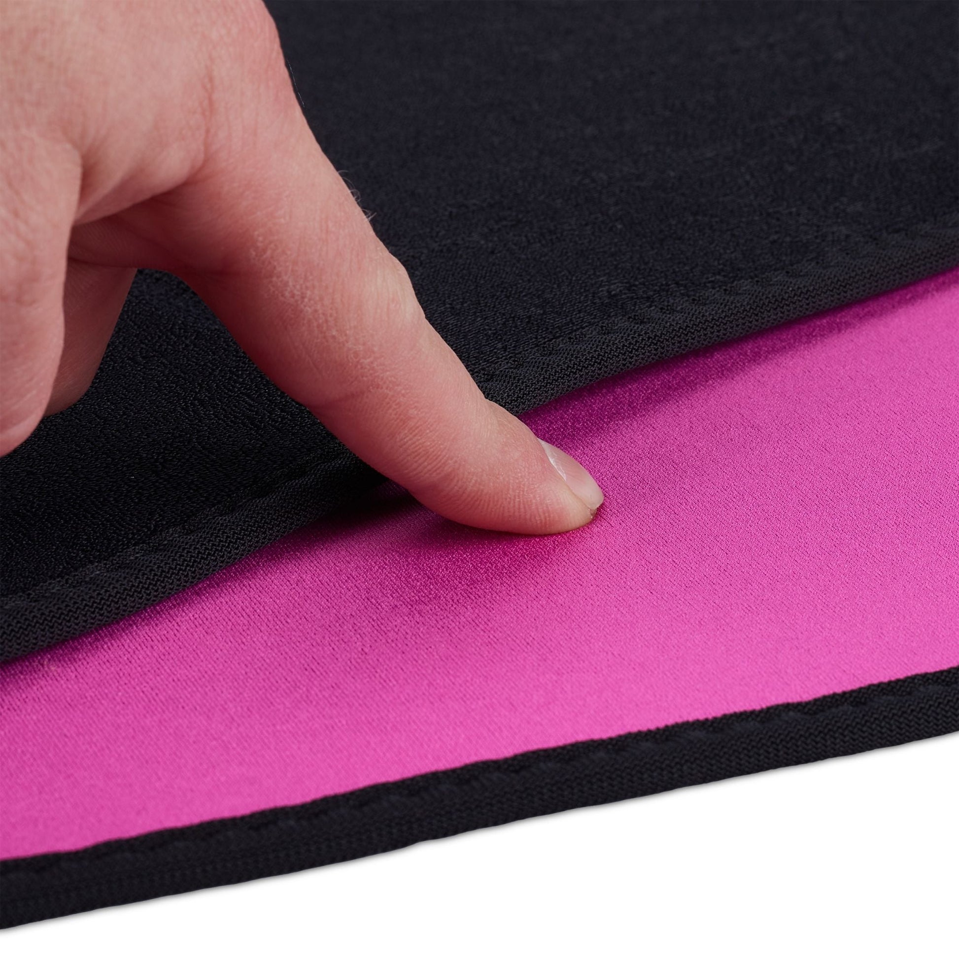Bauchweggürtel Hula Hoop Pink-Schwarz von Relaxdays