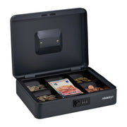 Geldkassette mit Zahlenschloss Grau von Relaxdays
