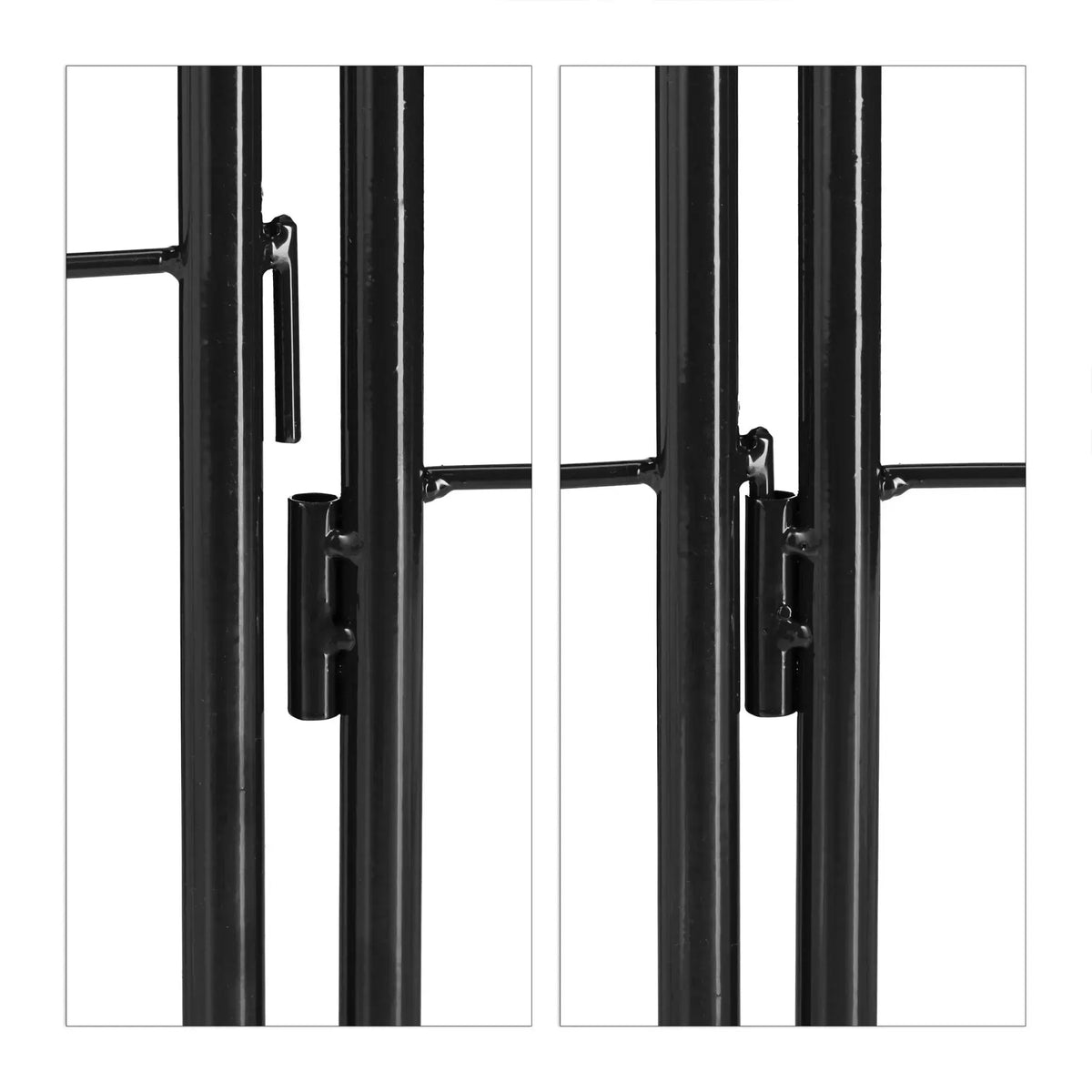 Rankgitter Metall 2er-Set Schwarz von Relaxdays