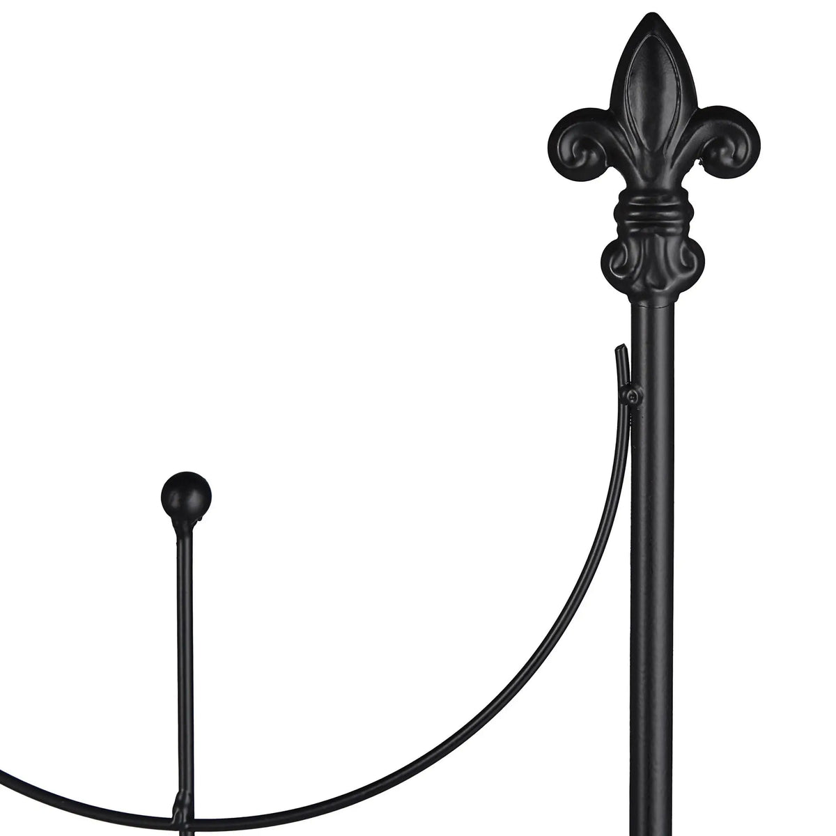 Rankgitter Metall 2er-Set Schwarz von Relaxdays
