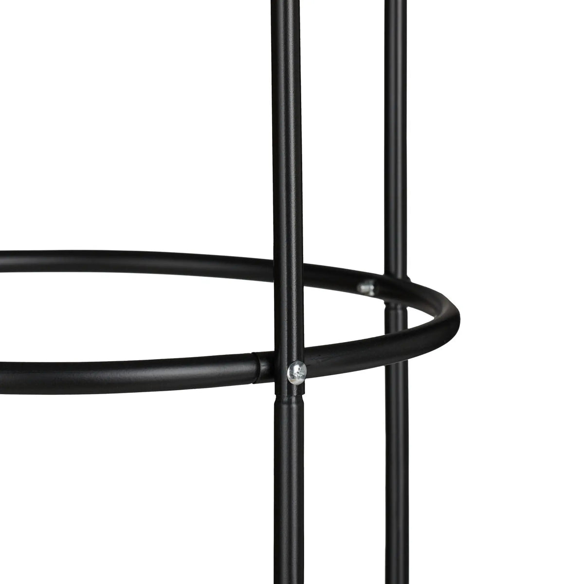 Schwarze Rankhilfe 200cm Schwarz von Relaxdays