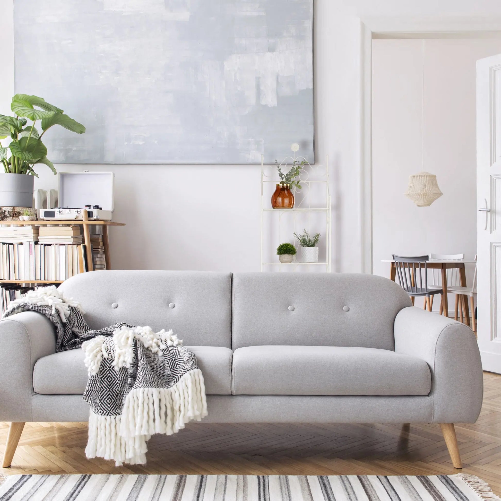 Pflanzenregal Metall 4 Ablagen Weiss von Relaxdays