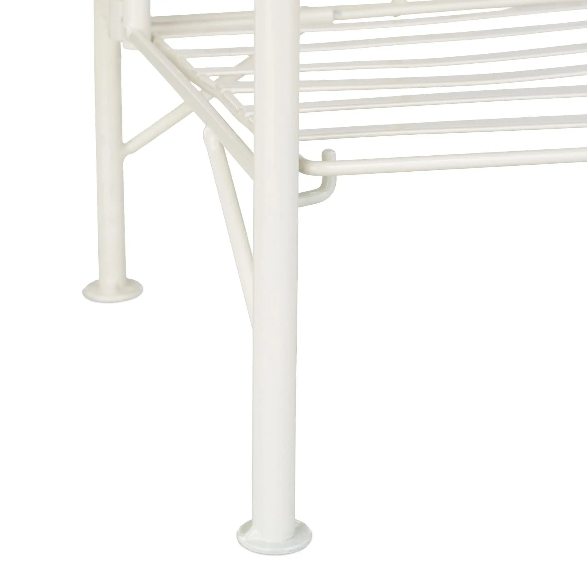 Pflanzenregal Metall 4 Ablagen Weiss von Relaxdays