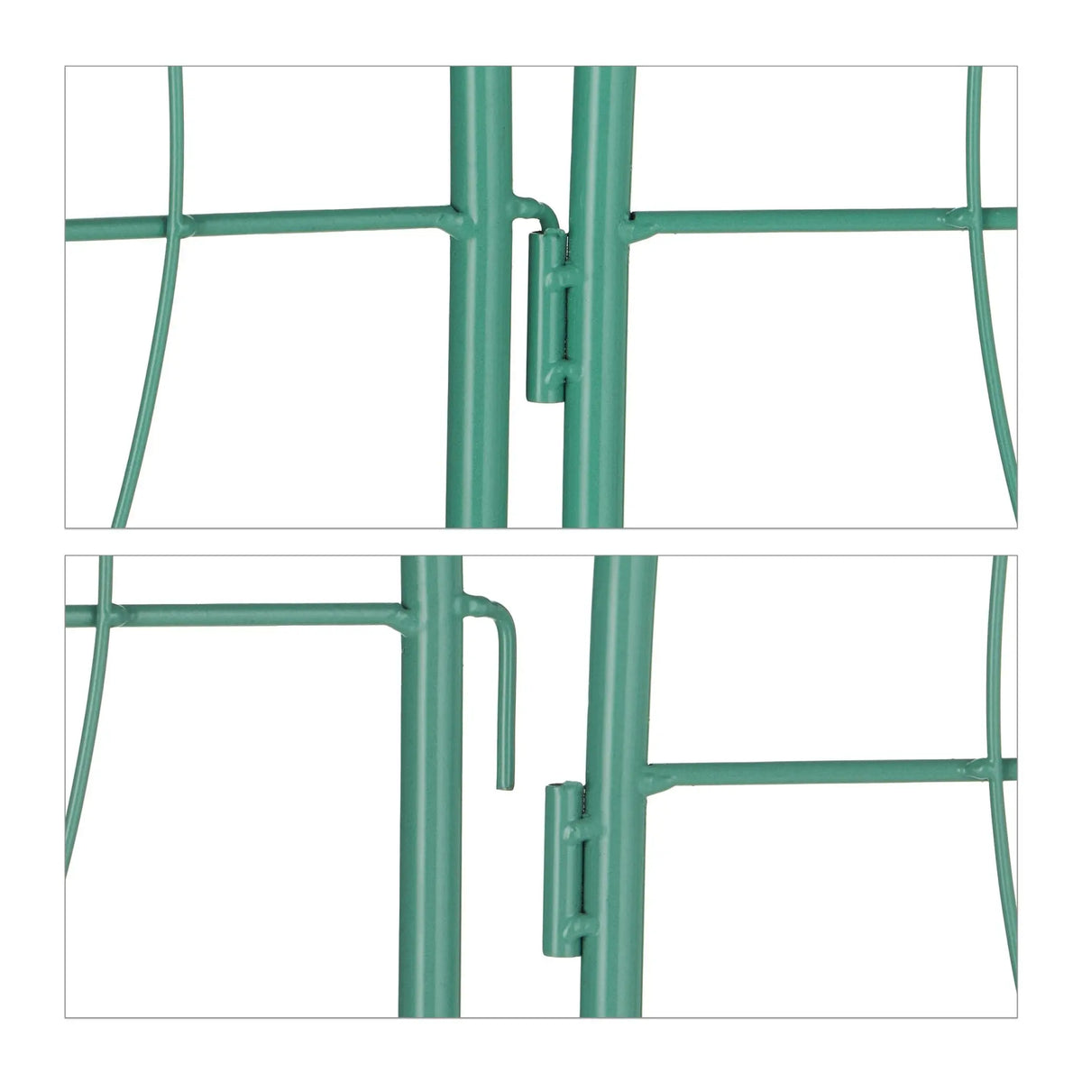 Rankgitter 2er-Set 150cm Grün von Relaxdays