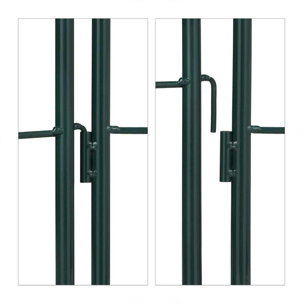 Rankgitter 2er-Set 220cm Dunkelgrün von Relaxdays