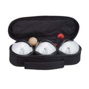 Boule Kugelset mit 3 Kugeln Schwarz-Silber