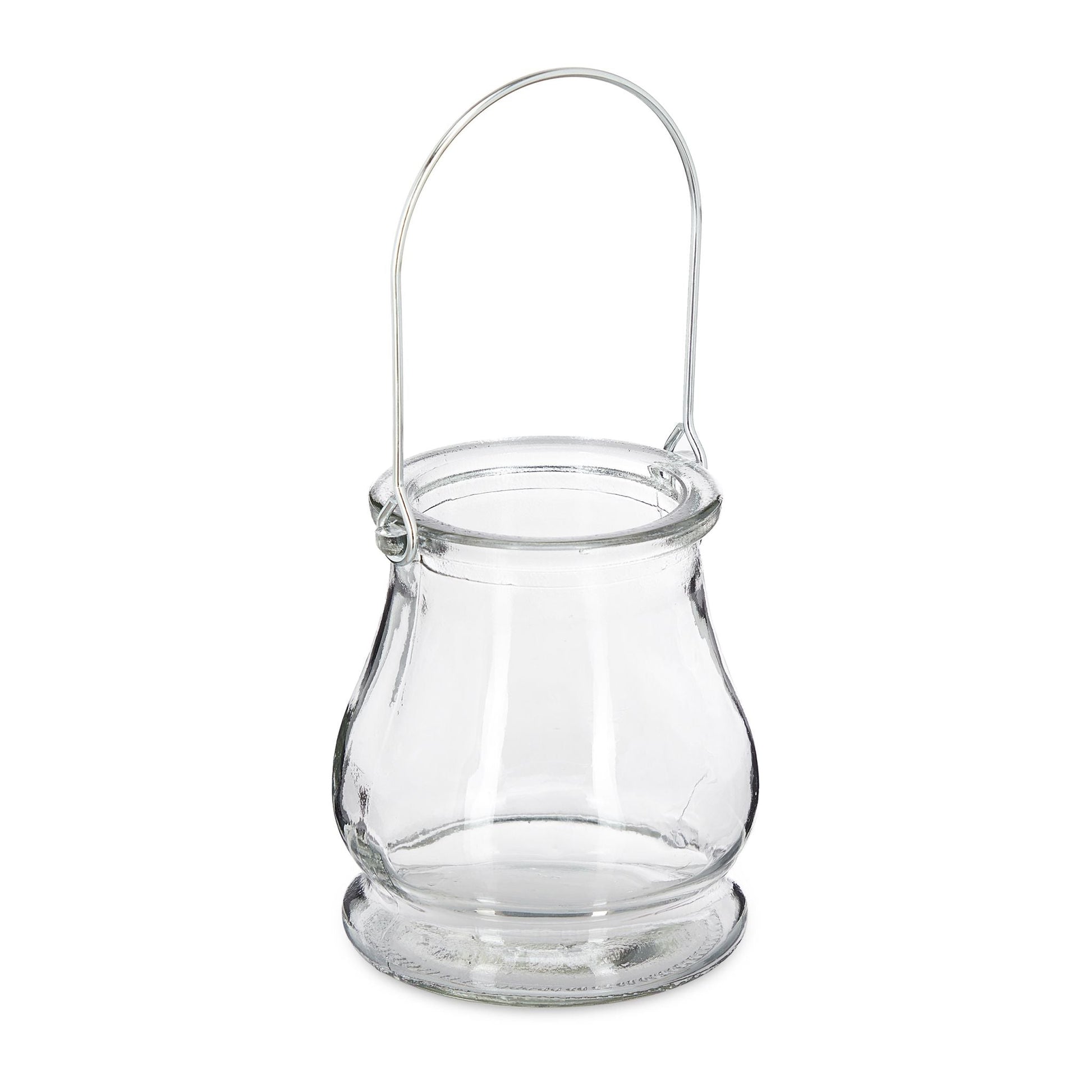 Transparentes Windlicht 12er-Set Silber-Transparent von Relaxdays