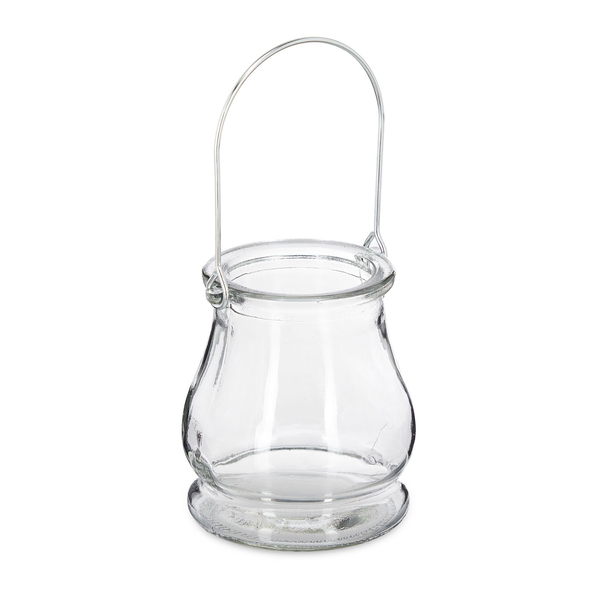 Transparentes Windlicht 12er-Set Silber-Transparent von Relaxdays