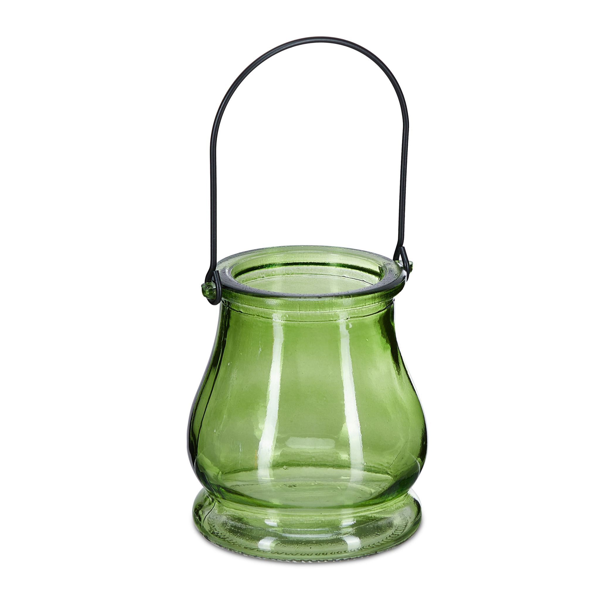 Glas Windlicht 12er-Set Blau-Grün-Orange von Relaxdays