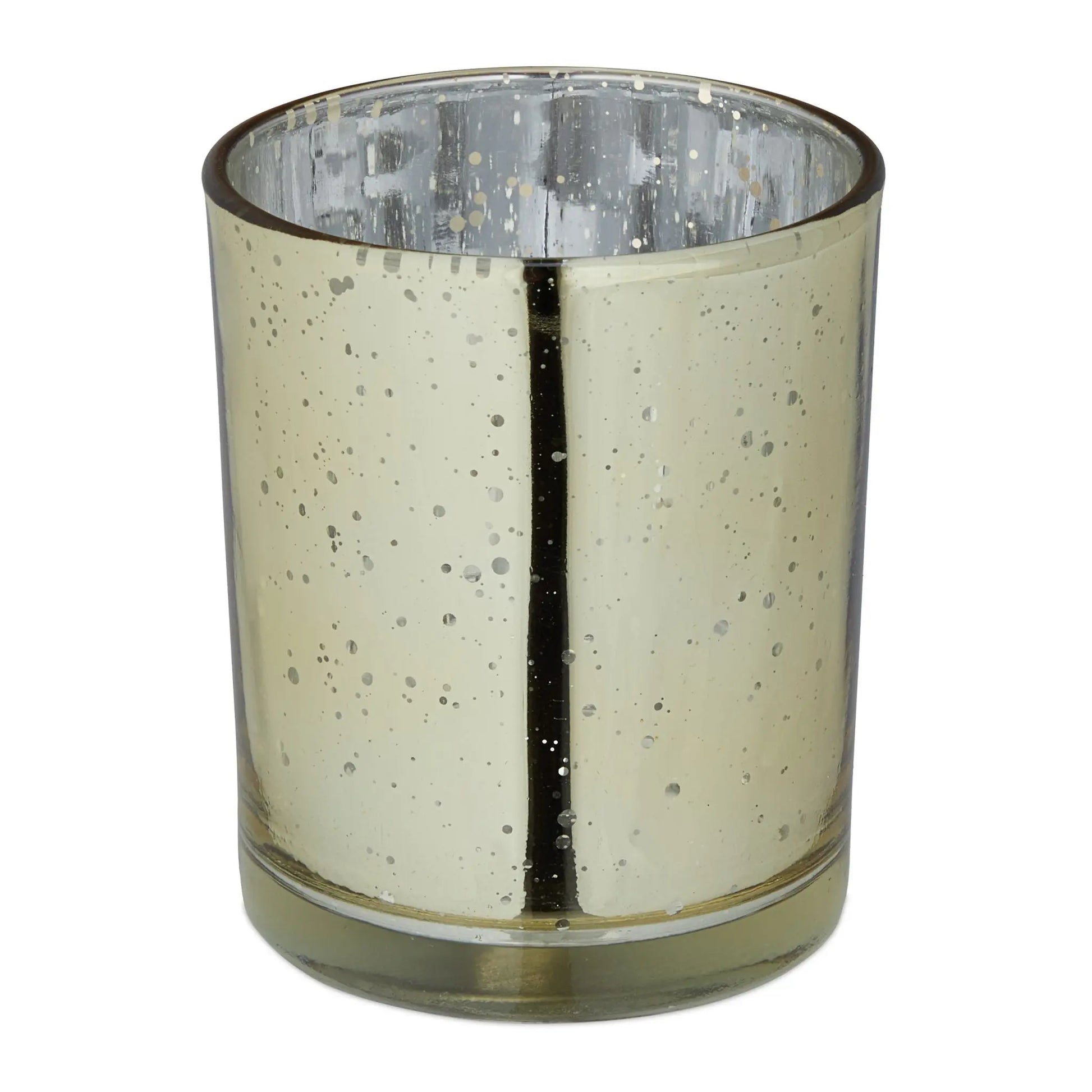 Teelichtgläser gold 12er-Set Gold-Silber von Relaxdays