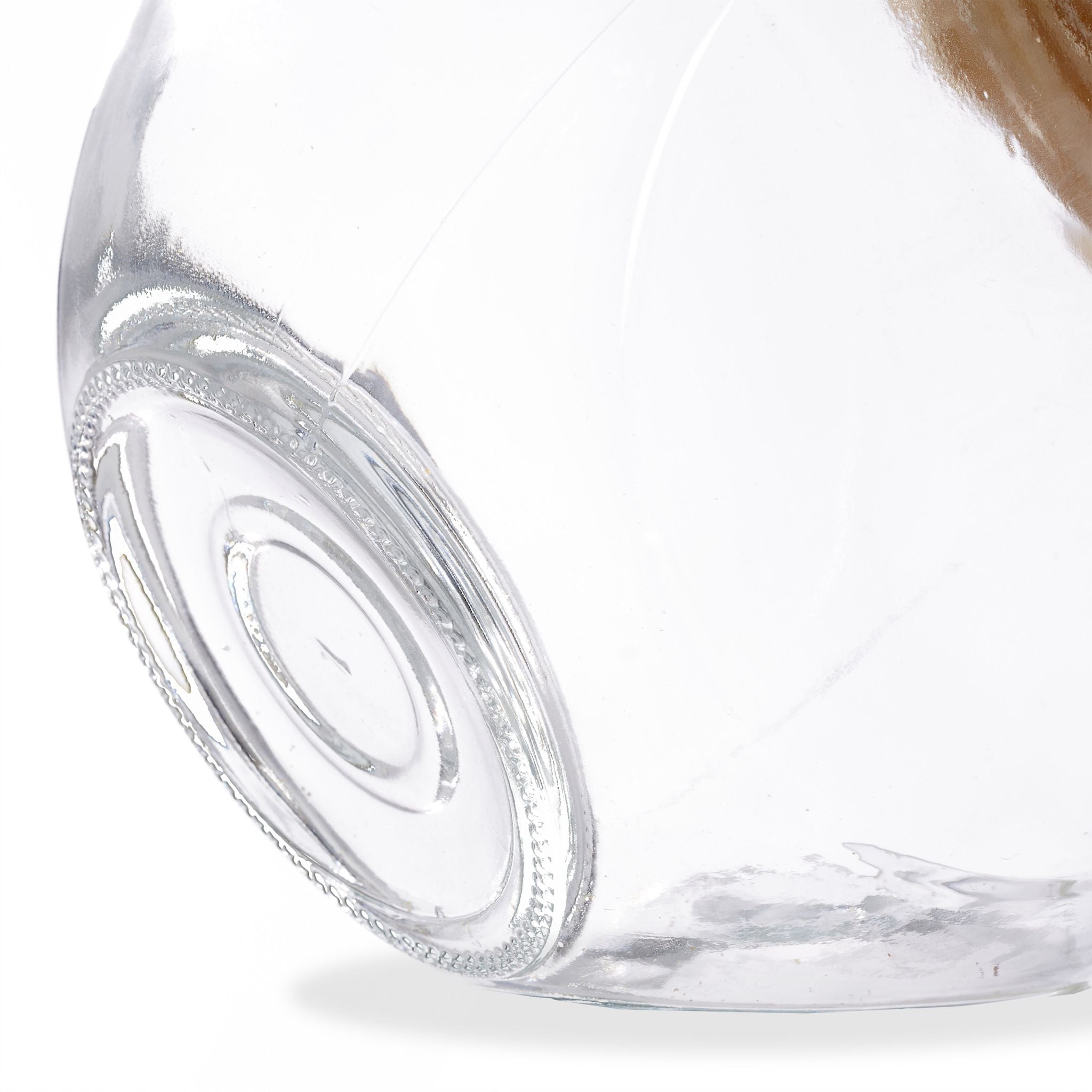 Bonbonglas 2er-Set Hellbraun-Transparent von Relaxdays