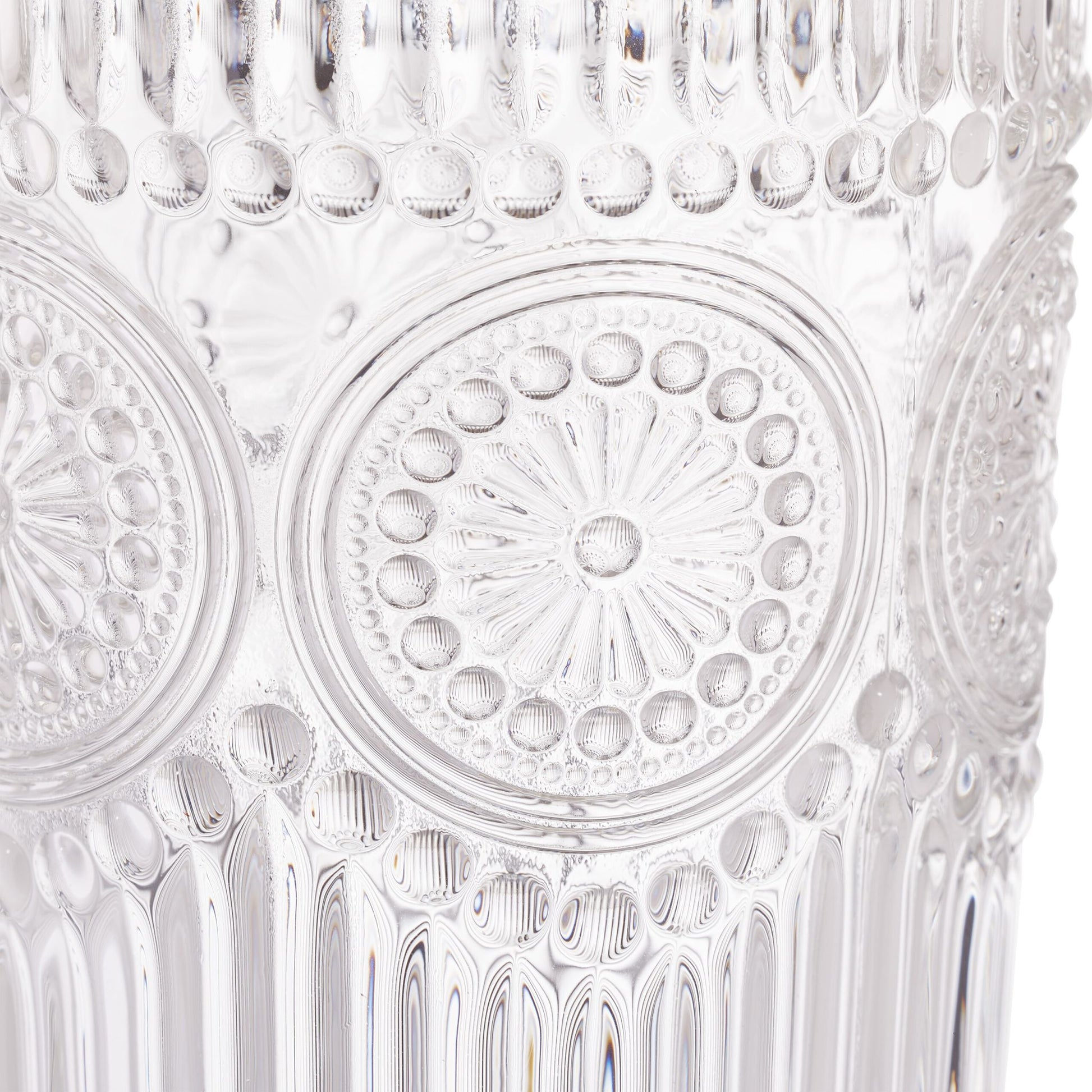 Vintage Trinkgläser 4er-Set 300ml Transparent von Relaxdays