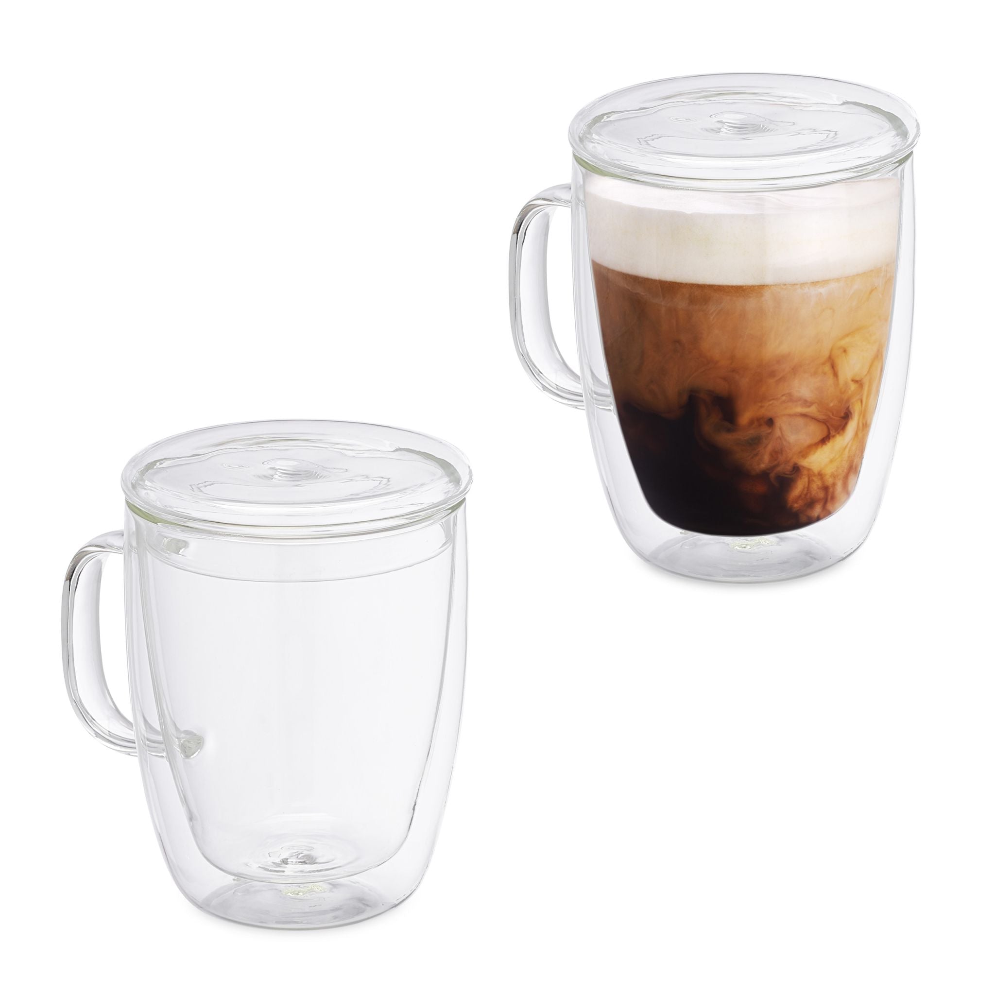 Doppelwandige Kaffeegläser 2er-Set Transparent von guteszeug.ch