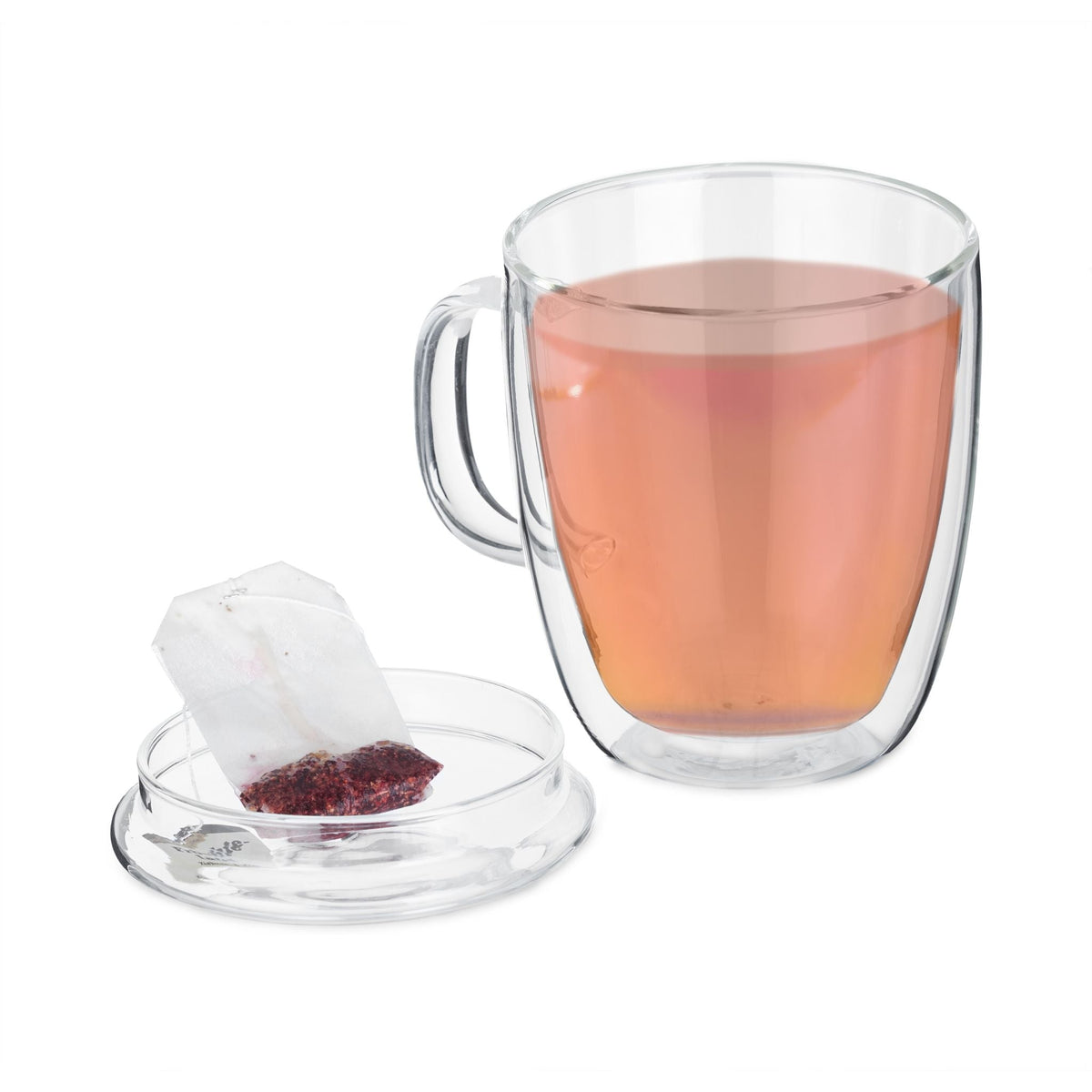Doppelwandige Kaffeegläser 2er-Set Transparent von Relaxdays