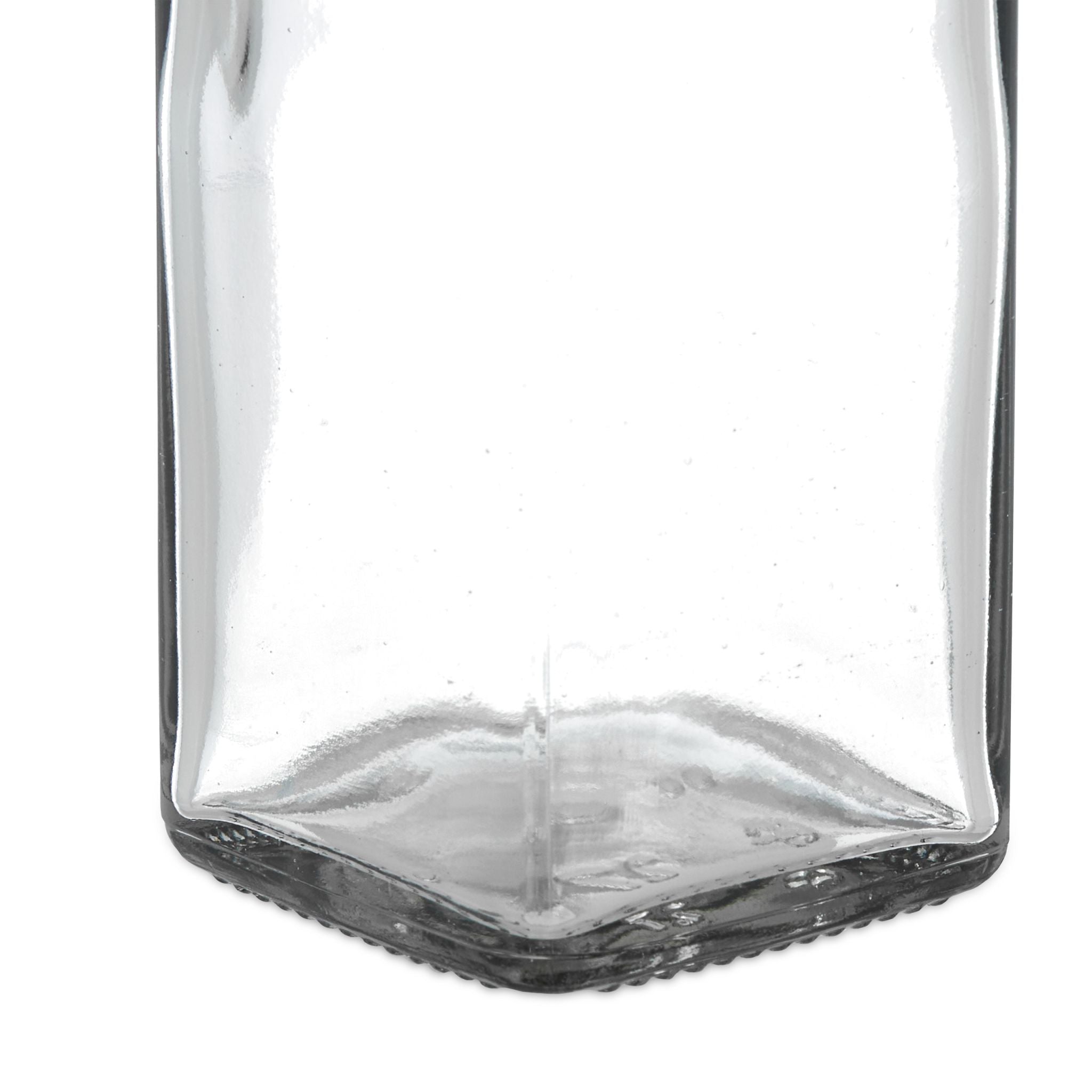 Essig- und Ölspender 4er-Set Schwarz-Silber-Transparent von Relaxdays