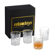 Whisky Gläser 4er-Set Transparent von Relaxdays