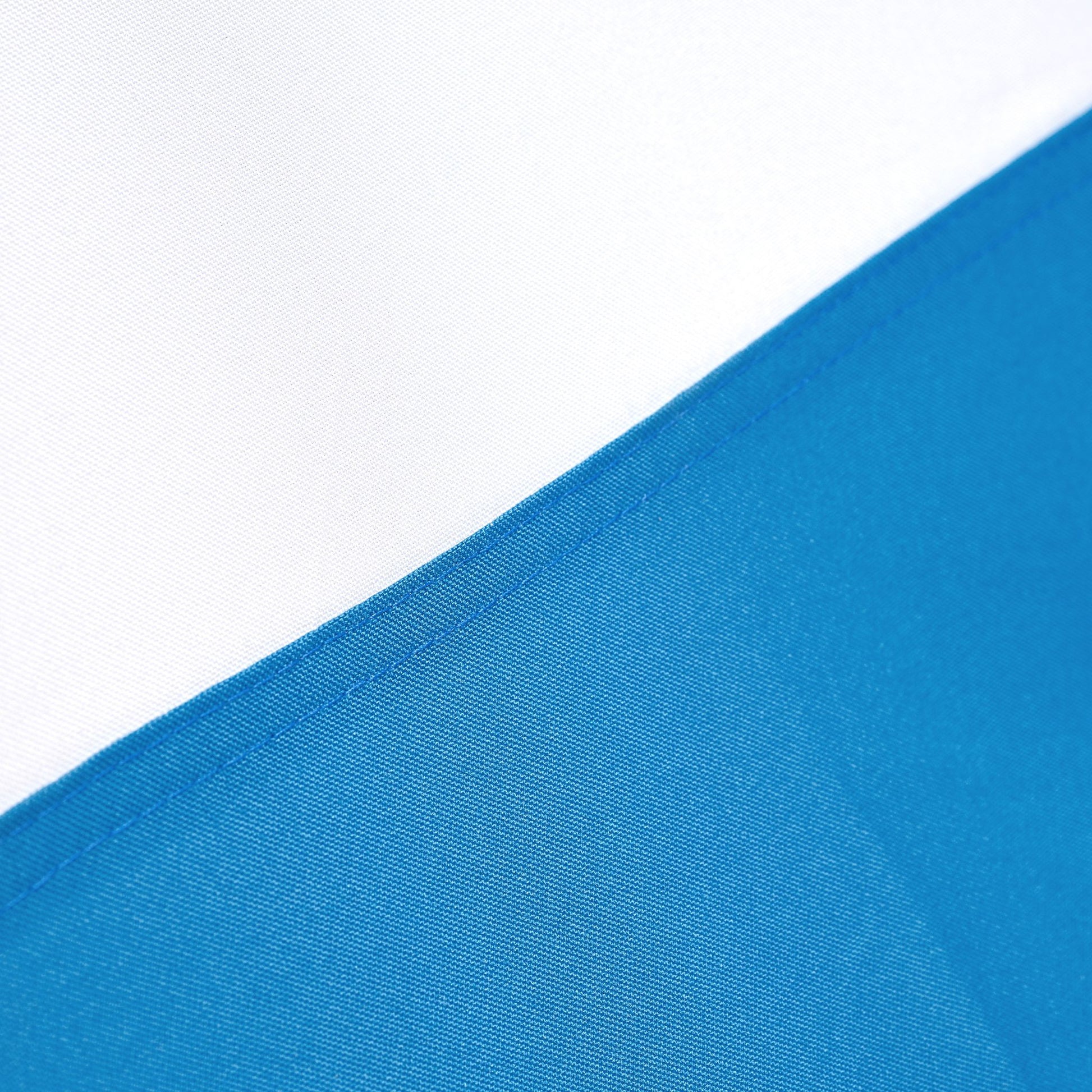 Flaches Spielzelt für Kinder Weiss-Blau-Hellbraun von guteszeug.ch