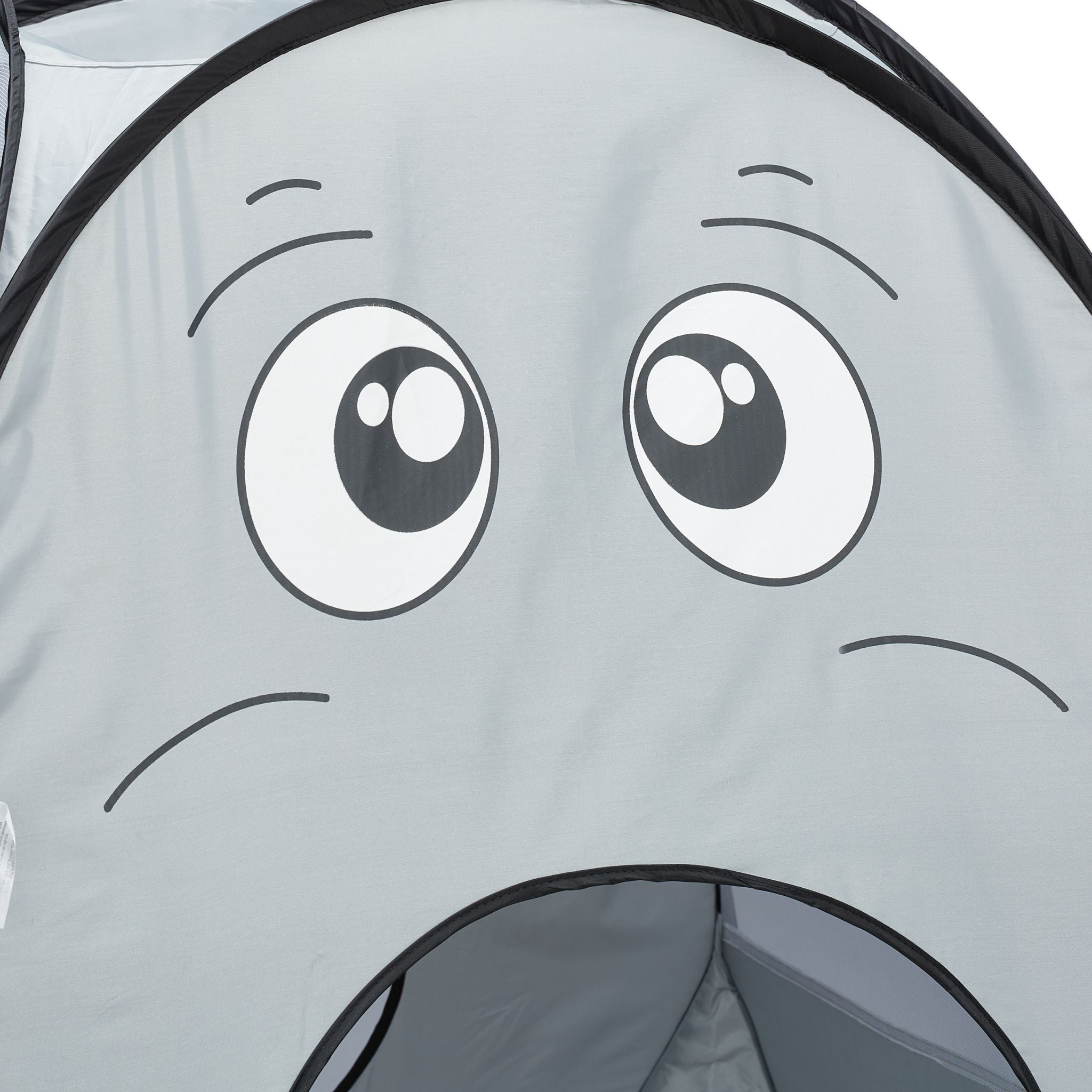 Pop Up Spielzelt Elefant Pink-Schwarz-Grau von guteszeug.ch