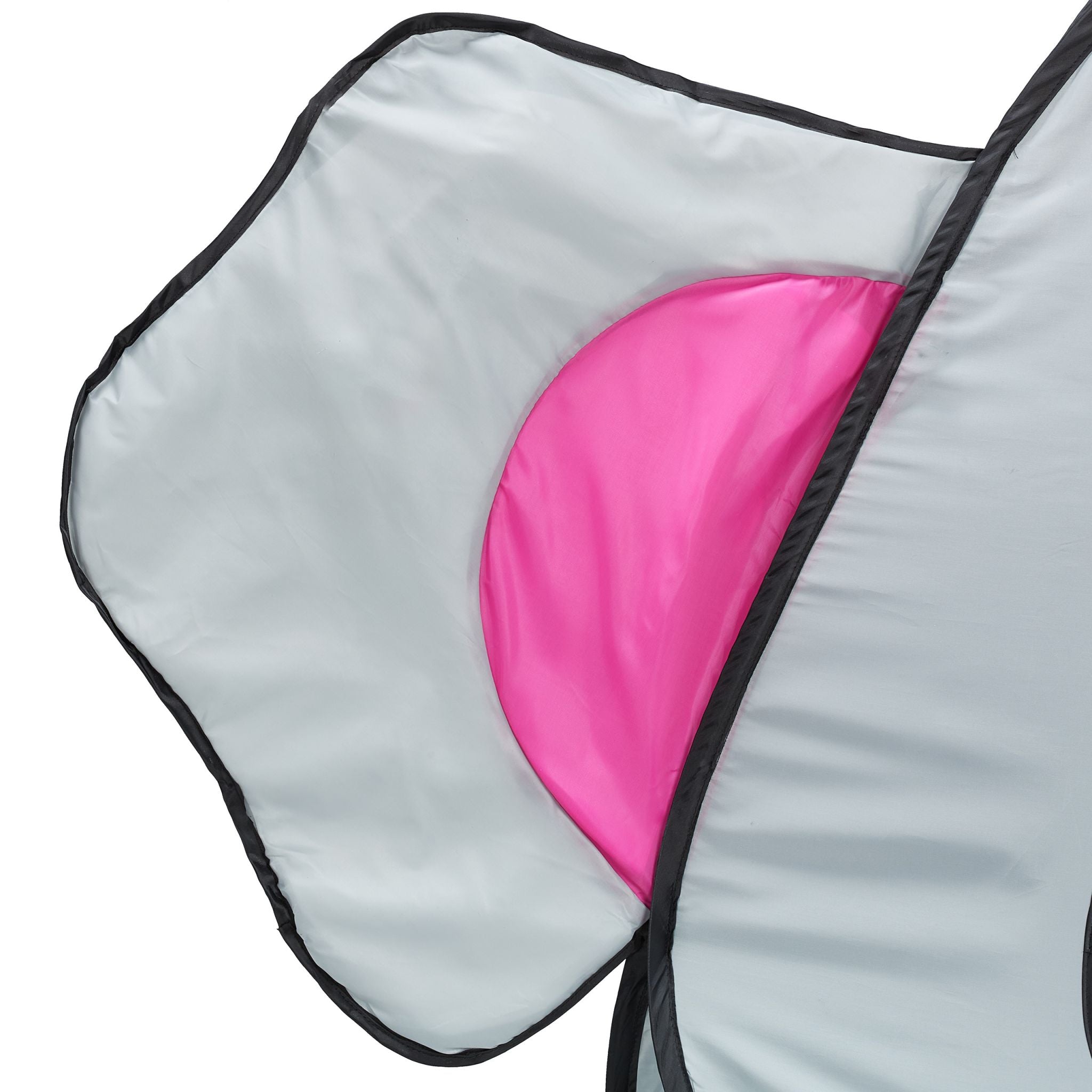 Pop Up Spielzelt Elefant Pink-Schwarz-Grau von guteszeug.ch