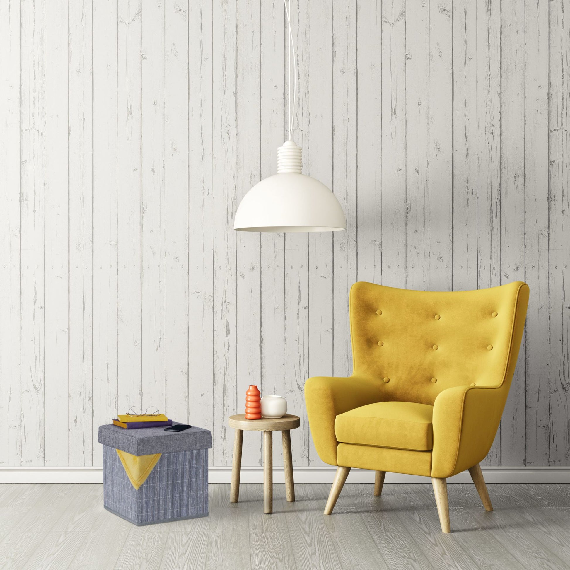 Sitzhocker mit Stauraum Grau von Relaxdays