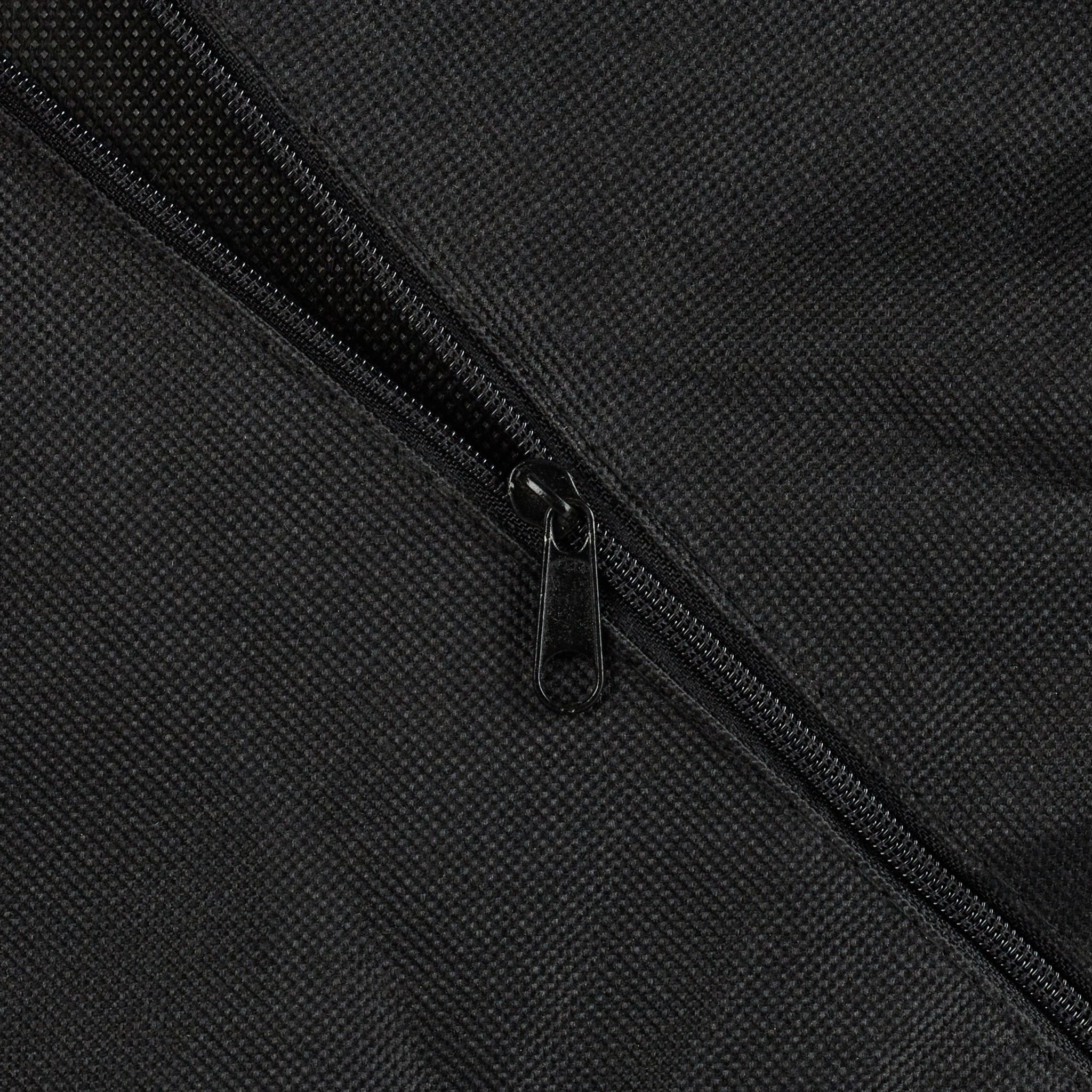 Sitzhocker mit Stauraum Schwarz-Grau von Relaxdays