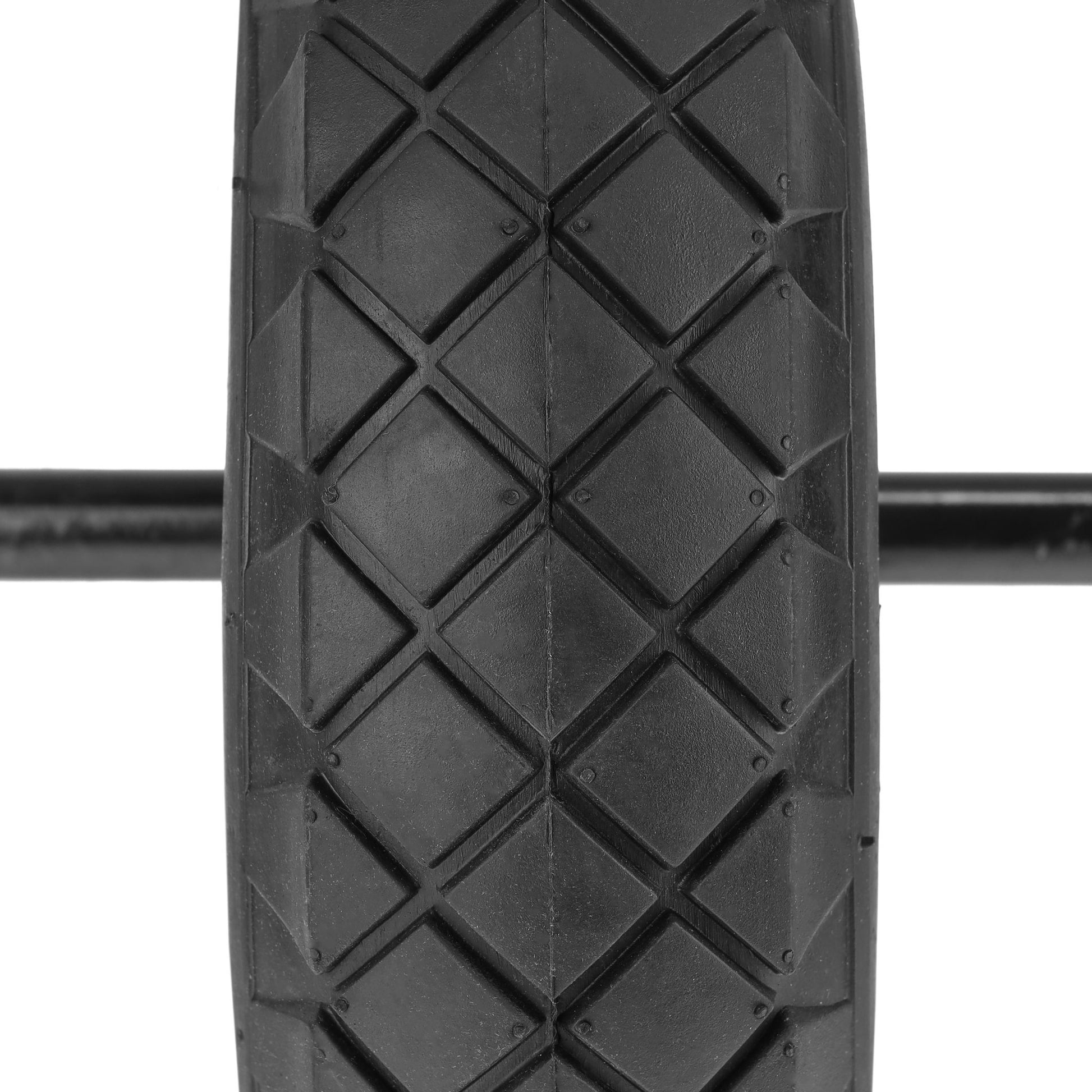 Schubkarrenrad 4.80 4.00-8 mit Achse Schwarz von Relaxdays