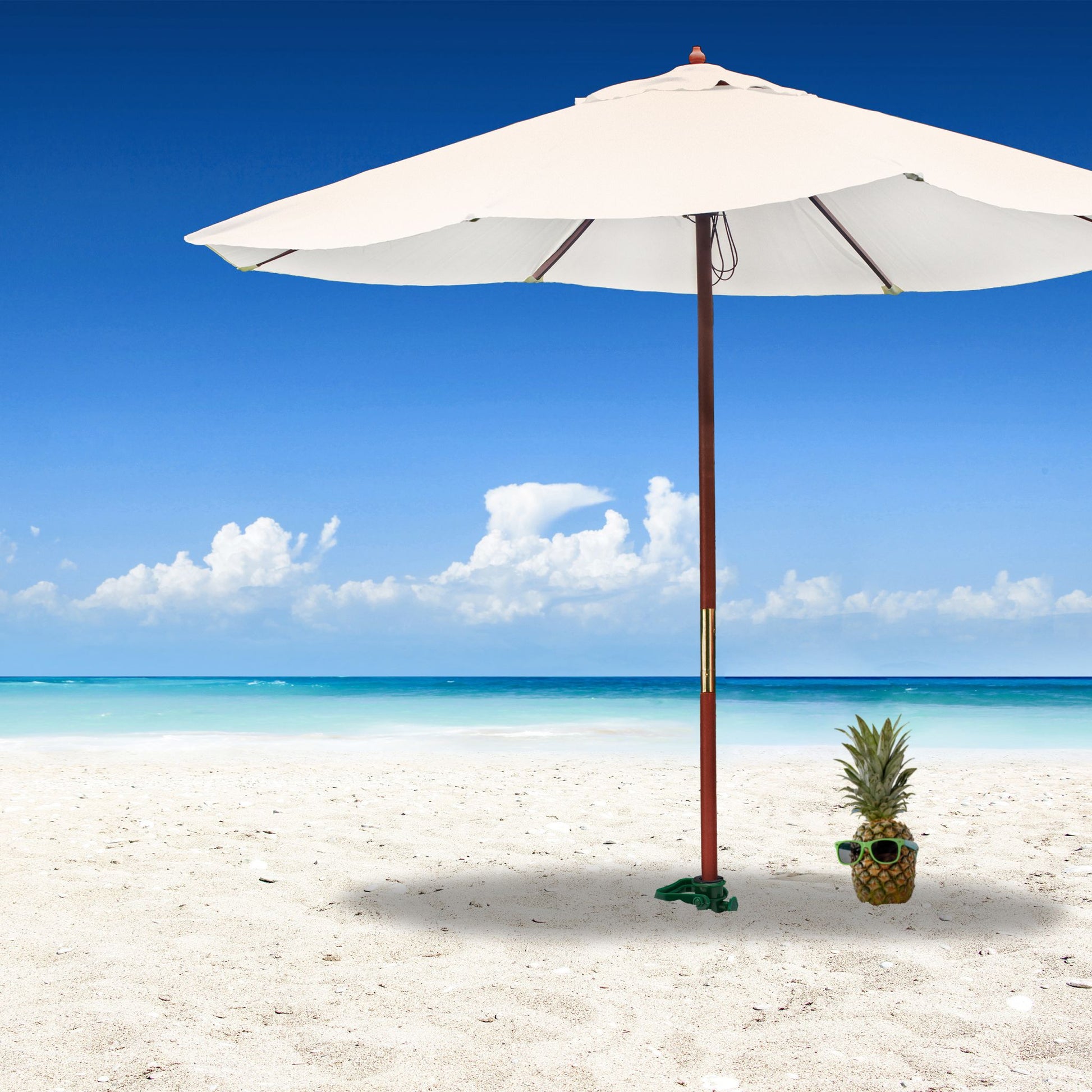 Bodenhülse für Sonnenschirm Dunkelgrün von Relaxdays