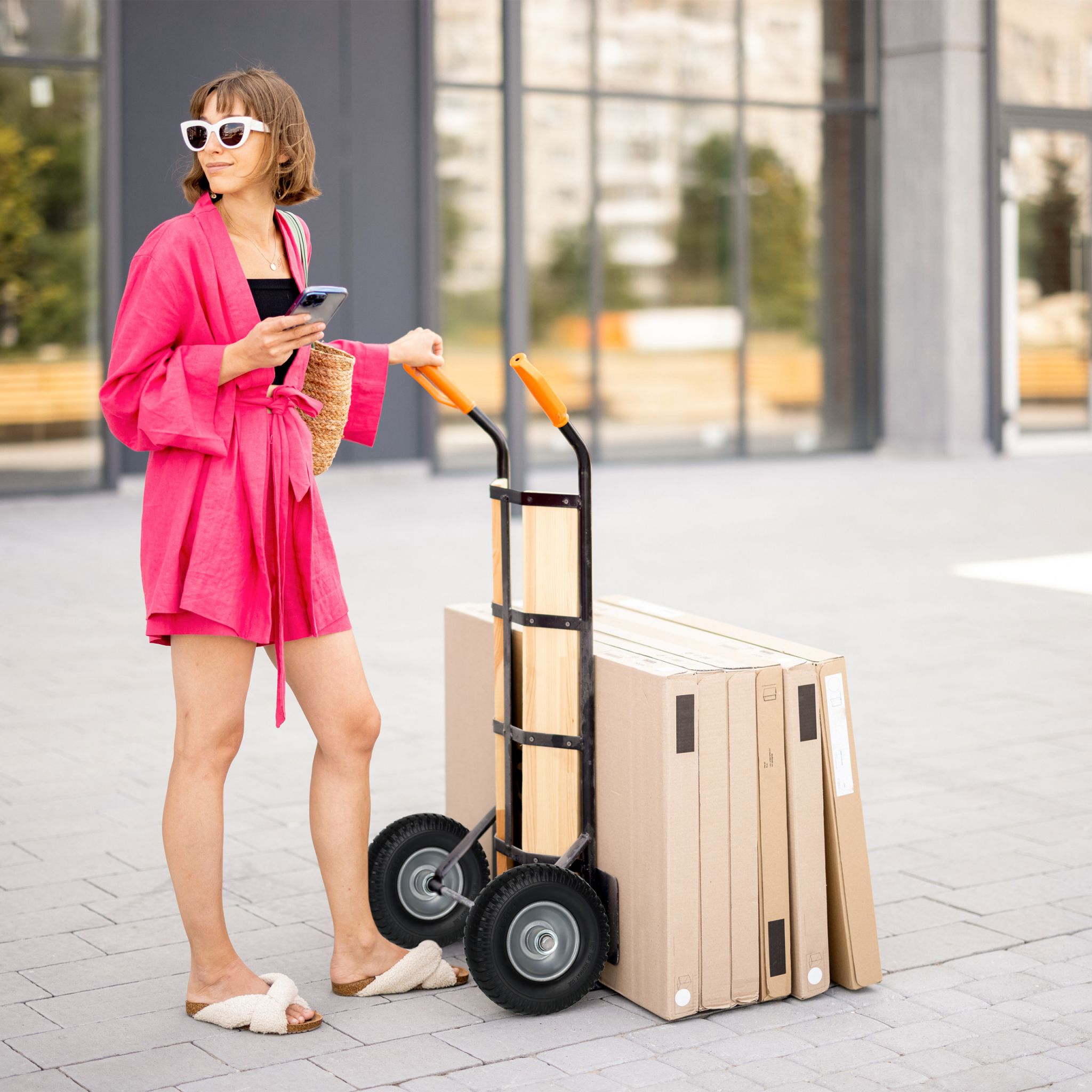 Schubkarrenrad 2.50-4 2er-Set Schwarz-Grau von Relaxdays