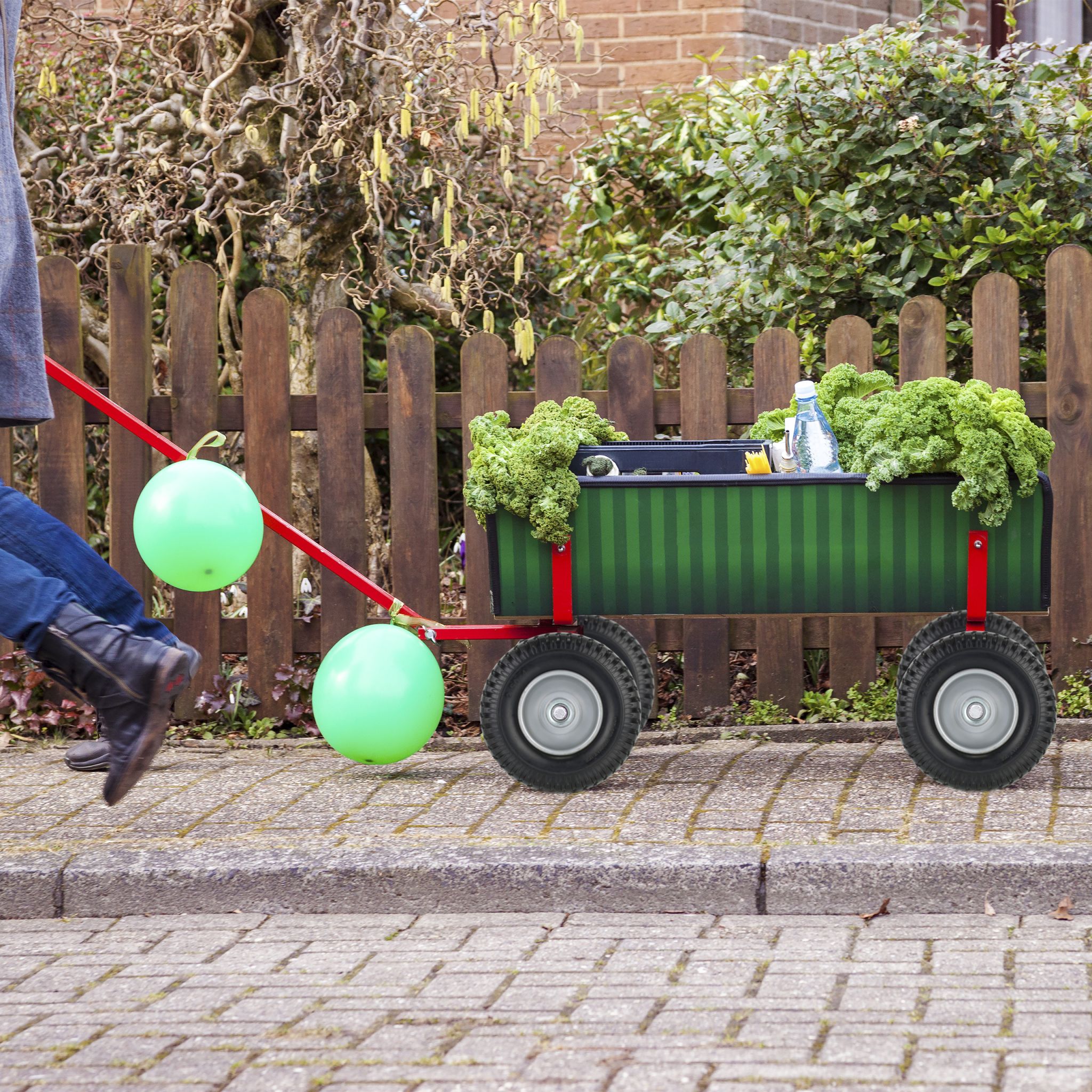 Schubkarrenrad 2.50-4 2er-Set Schwarz-Grau von Relaxdays