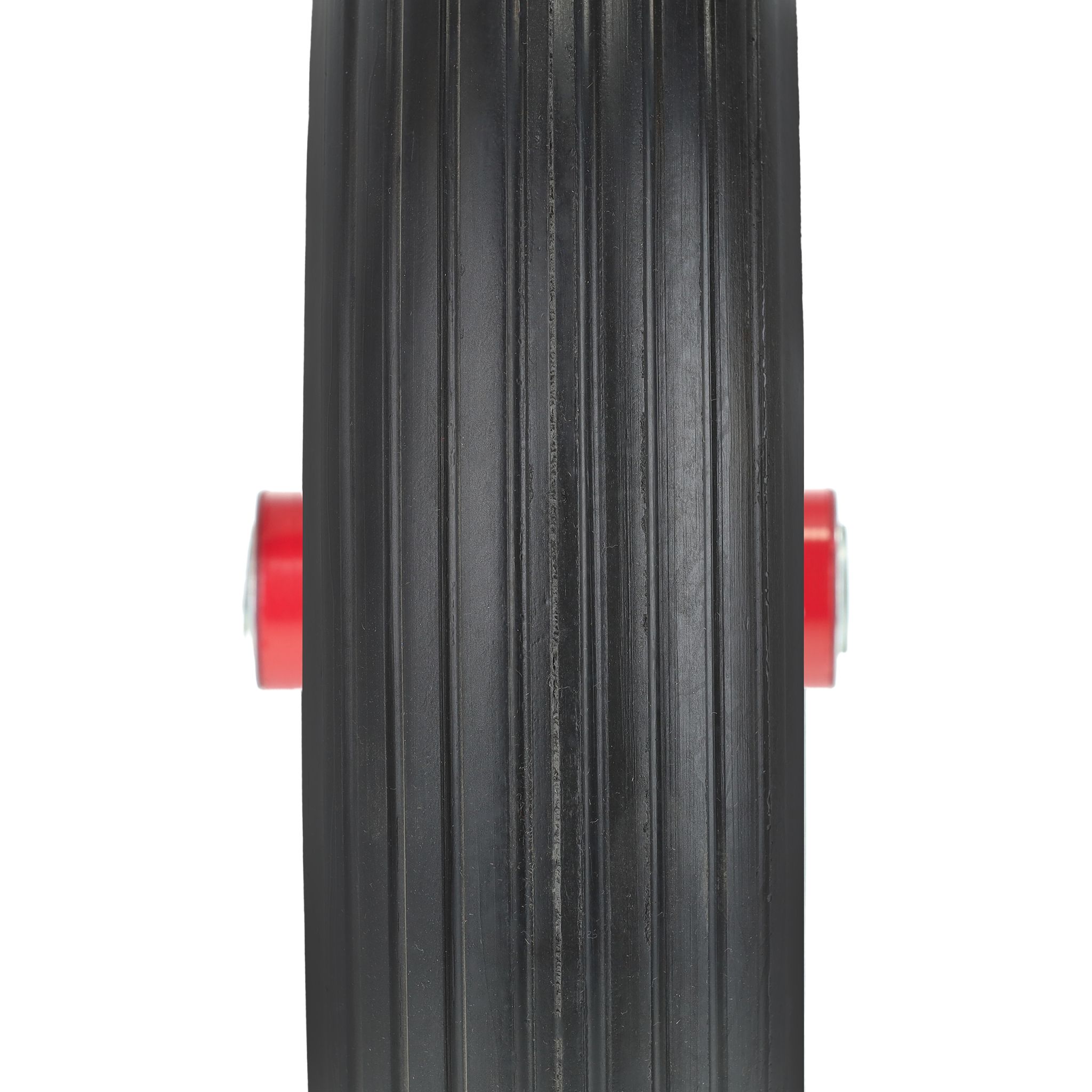 Schubkarrenrad PU 3.50-8 Rot-Schwarz von Relaxdays