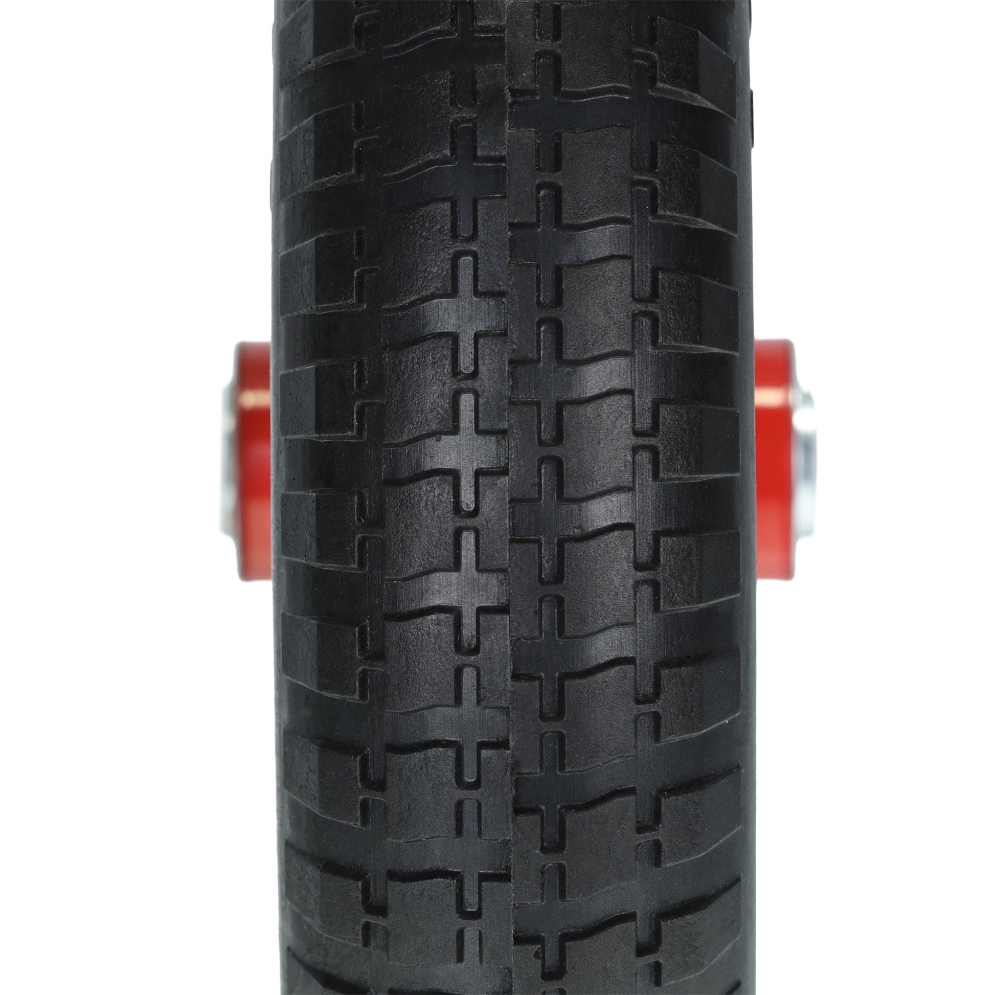 Schubkarrenrad 3.00-8 Rot-Schwarz von Relaxdays