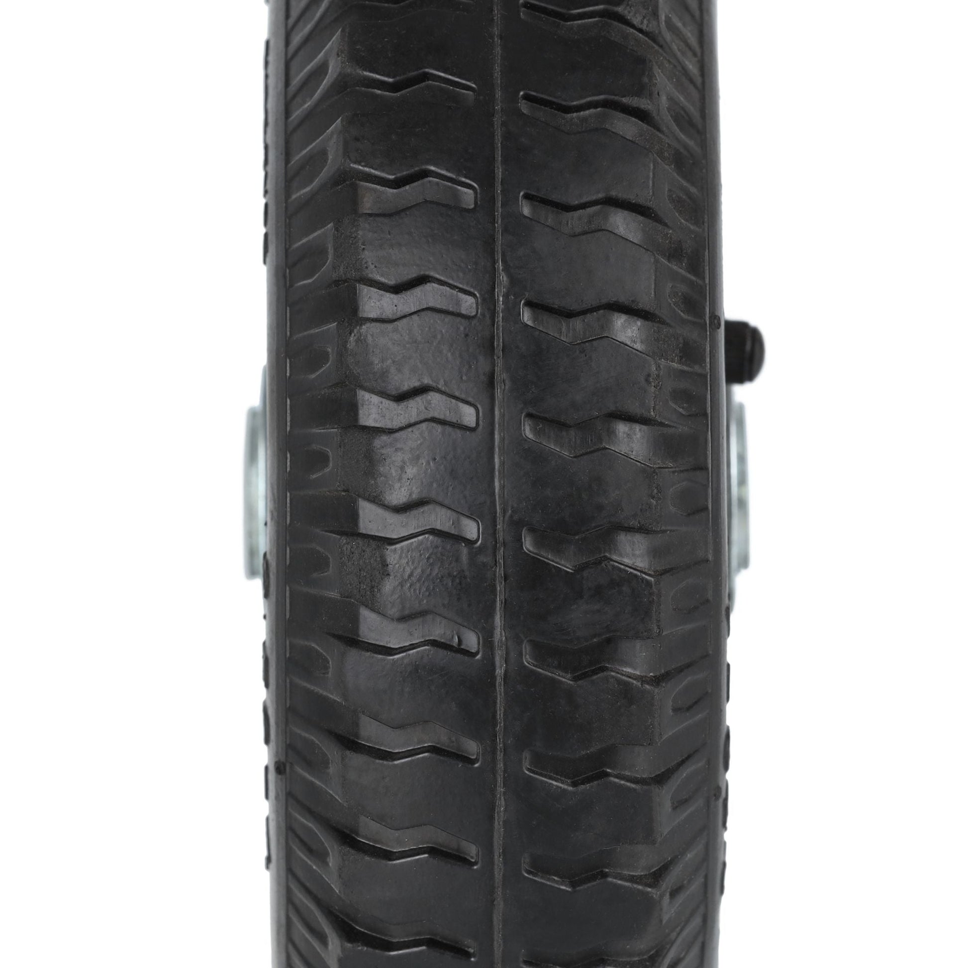 Schubkarrenrad 2.50-4 2er-Set Schwarz-Silber von Relaxdays