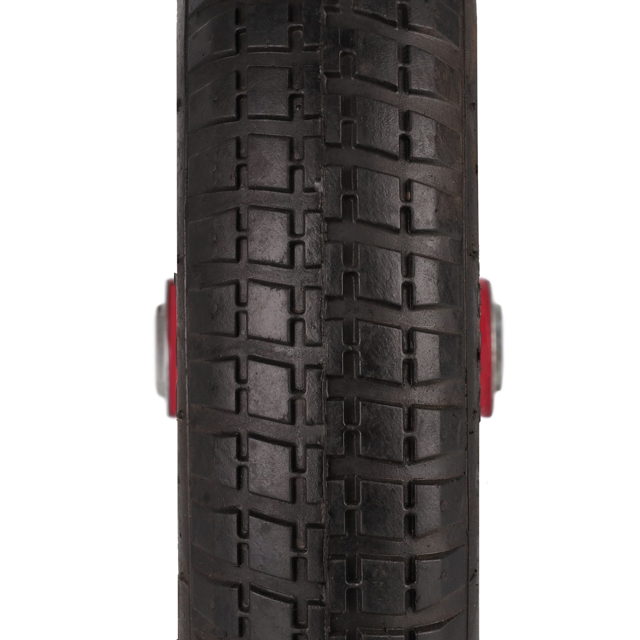 Schubkarrenrad 3.00-8 luftbereift Rot-Schwarz von Relaxdays