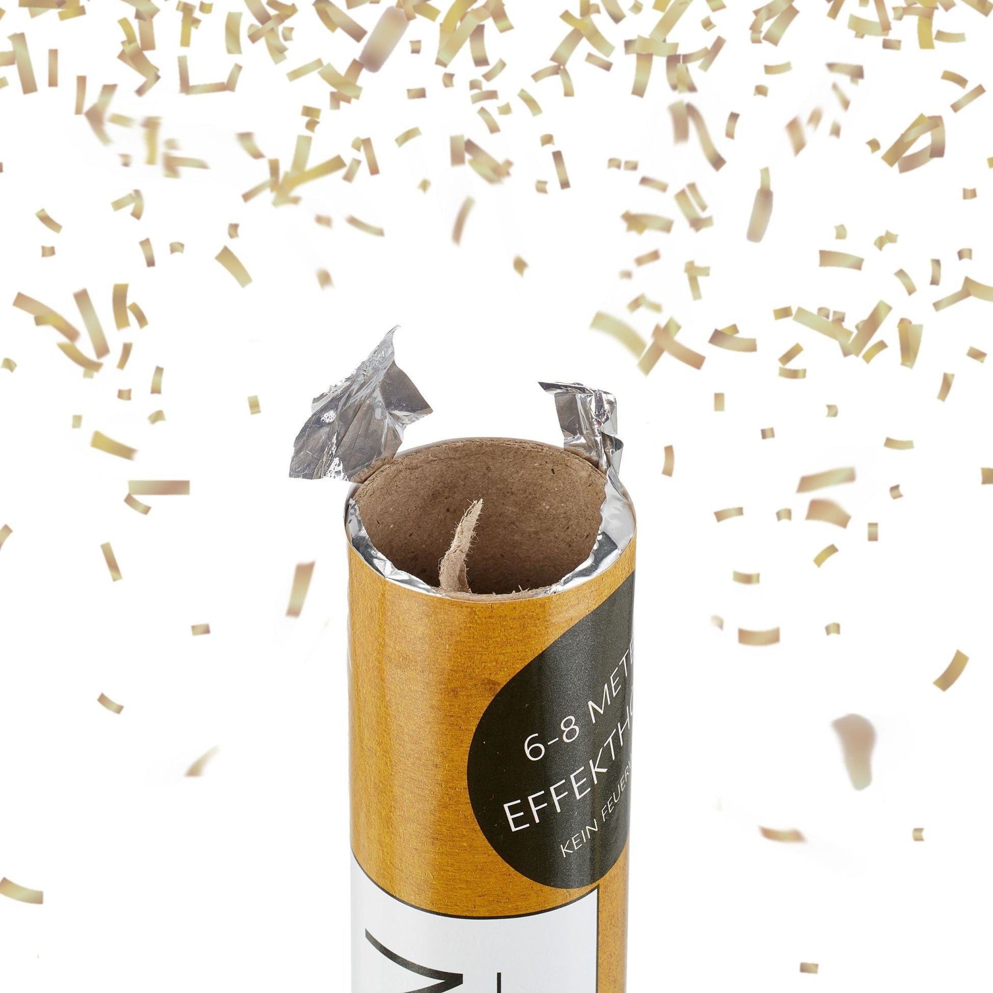 Party Popper Goldregen 40cm Gold von Relaxdays