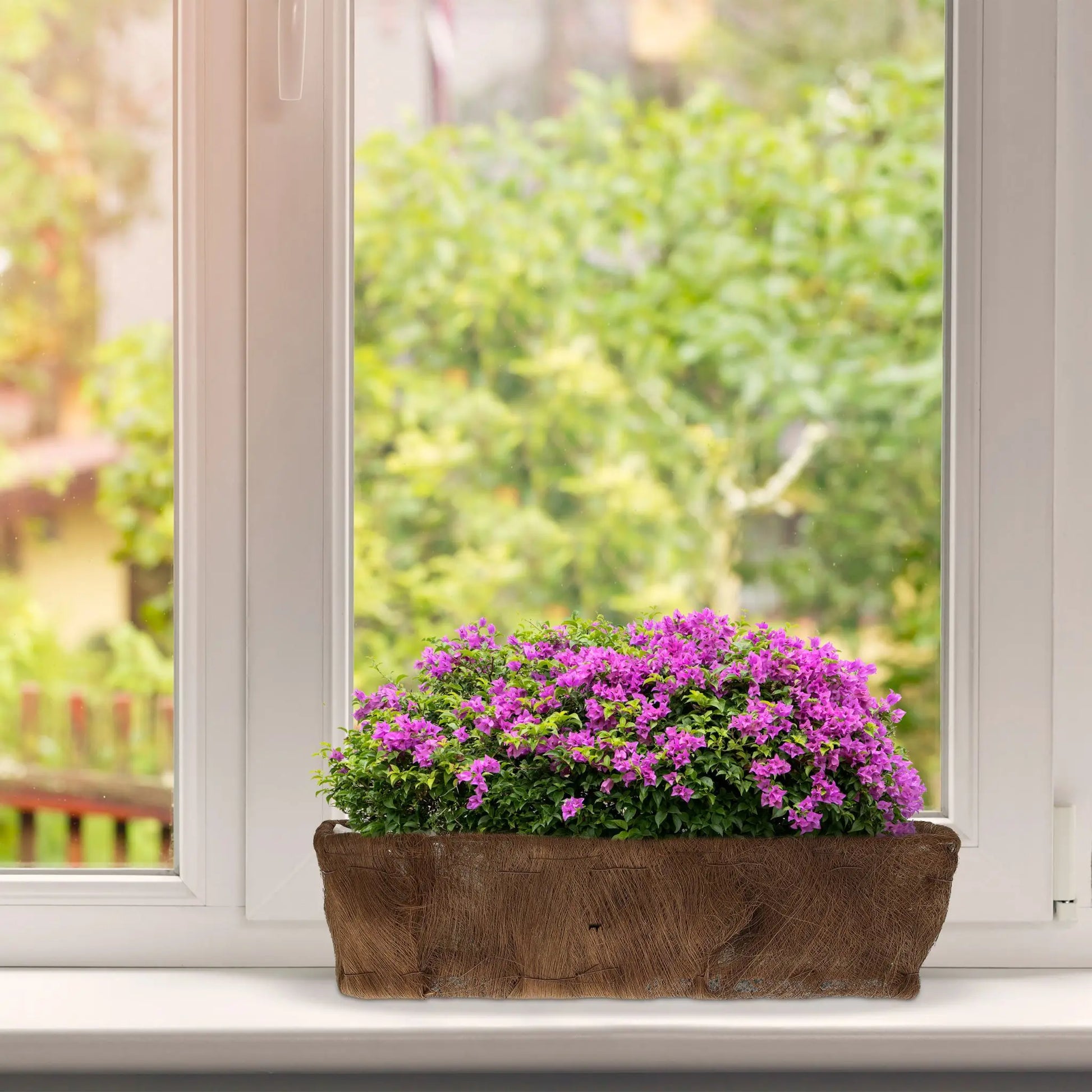 Blumenkasten 4er-Set Braun von Relaxdays