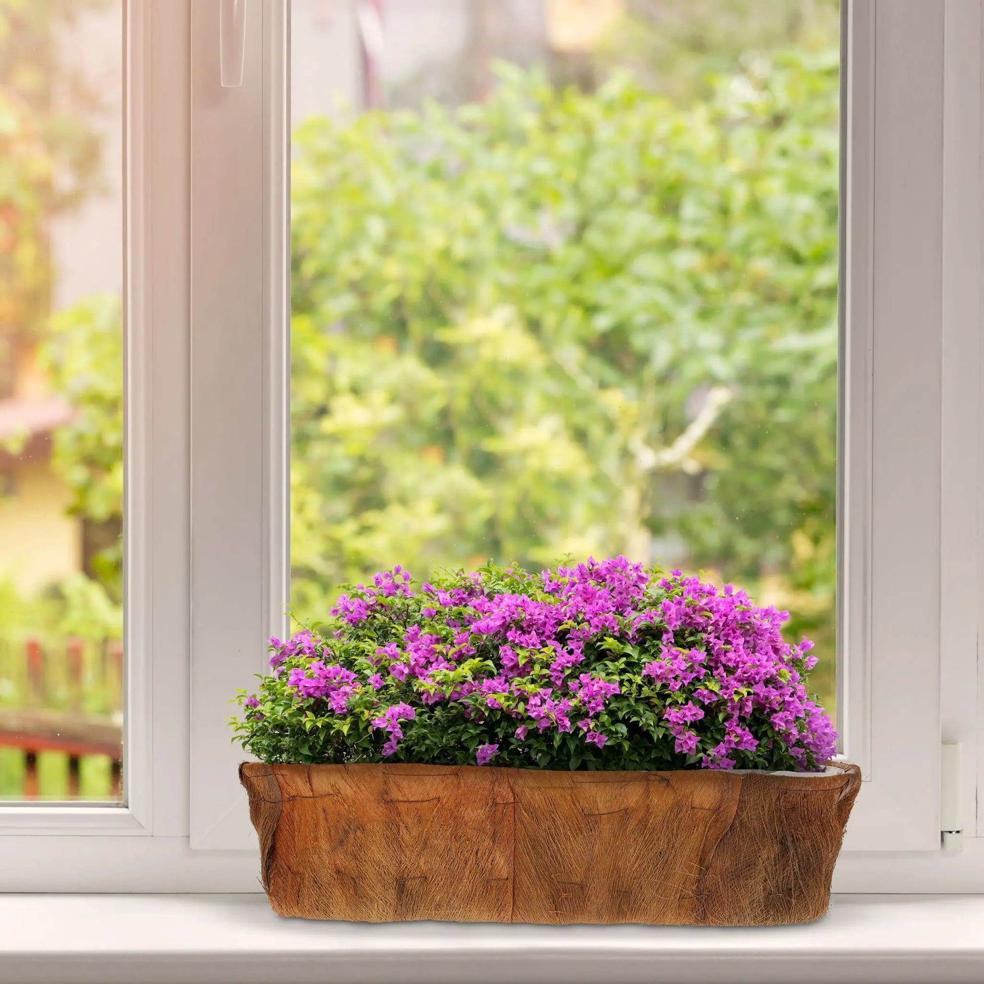 Länglicher Blumenkasten 4er-Set Braun von Relaxdays