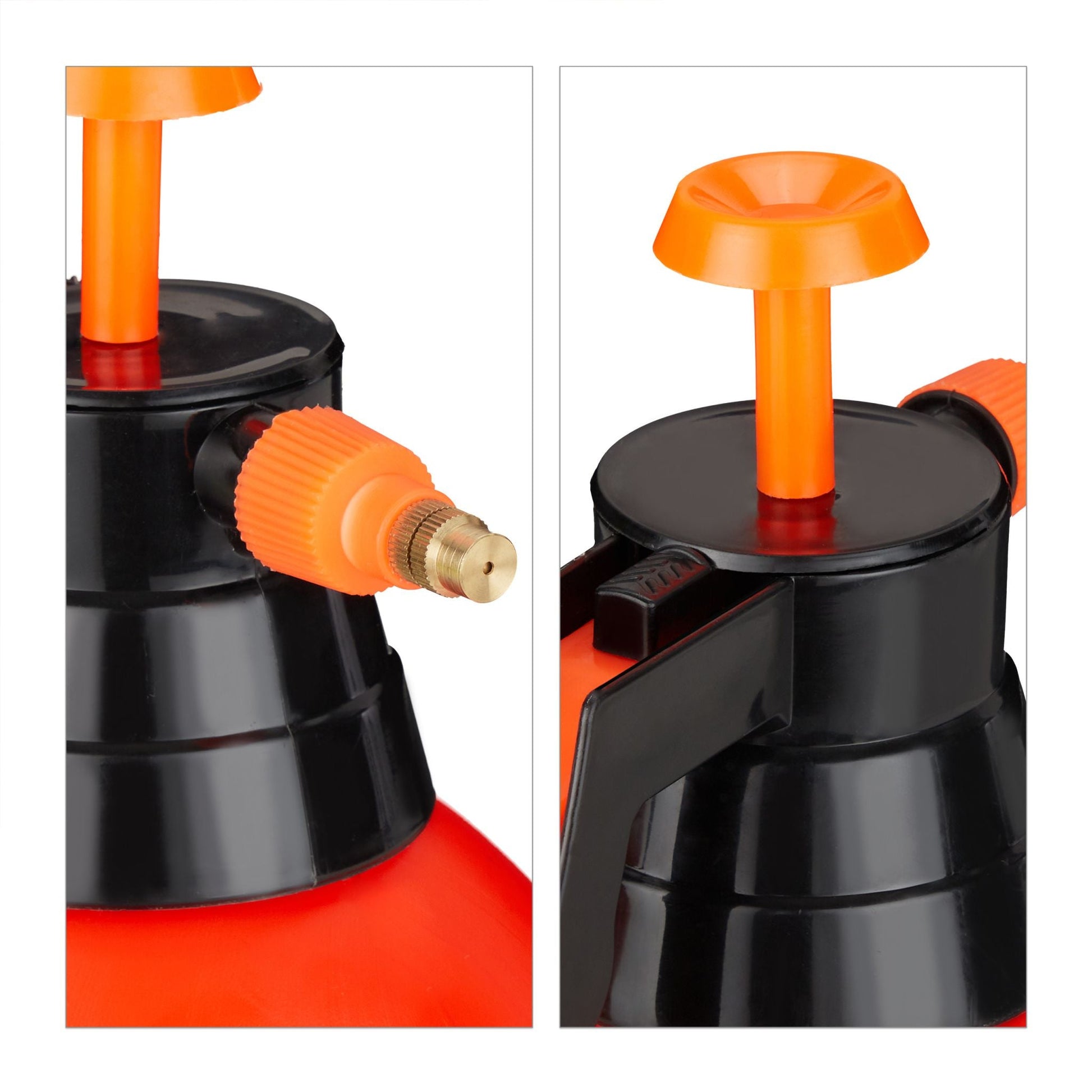 Feuerlöscher Wasserspritze Kinder Orange-Schwarz von Relaxdays