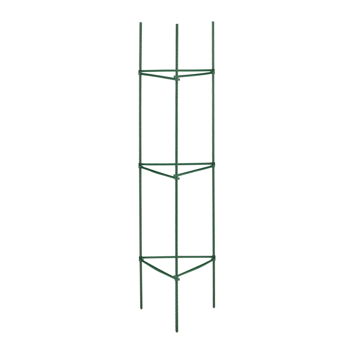 Rankhilfe 4er-Set 120cm Dunkelgrün von Relaxdays